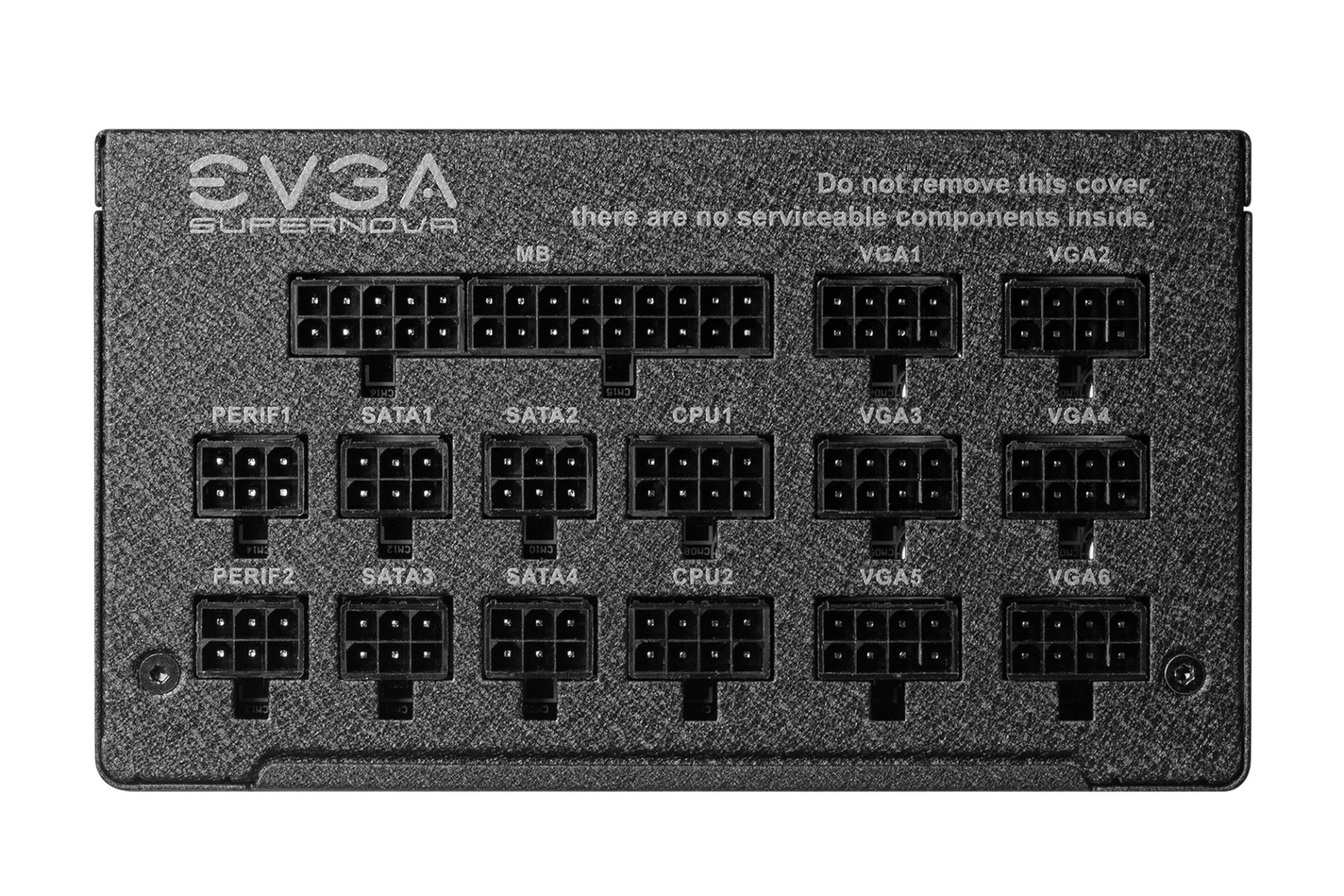 کانکتور پاور کامپیوتر ای وی جی ای EVGA SuperNOVA 1200 P3 با توان 1200 وات