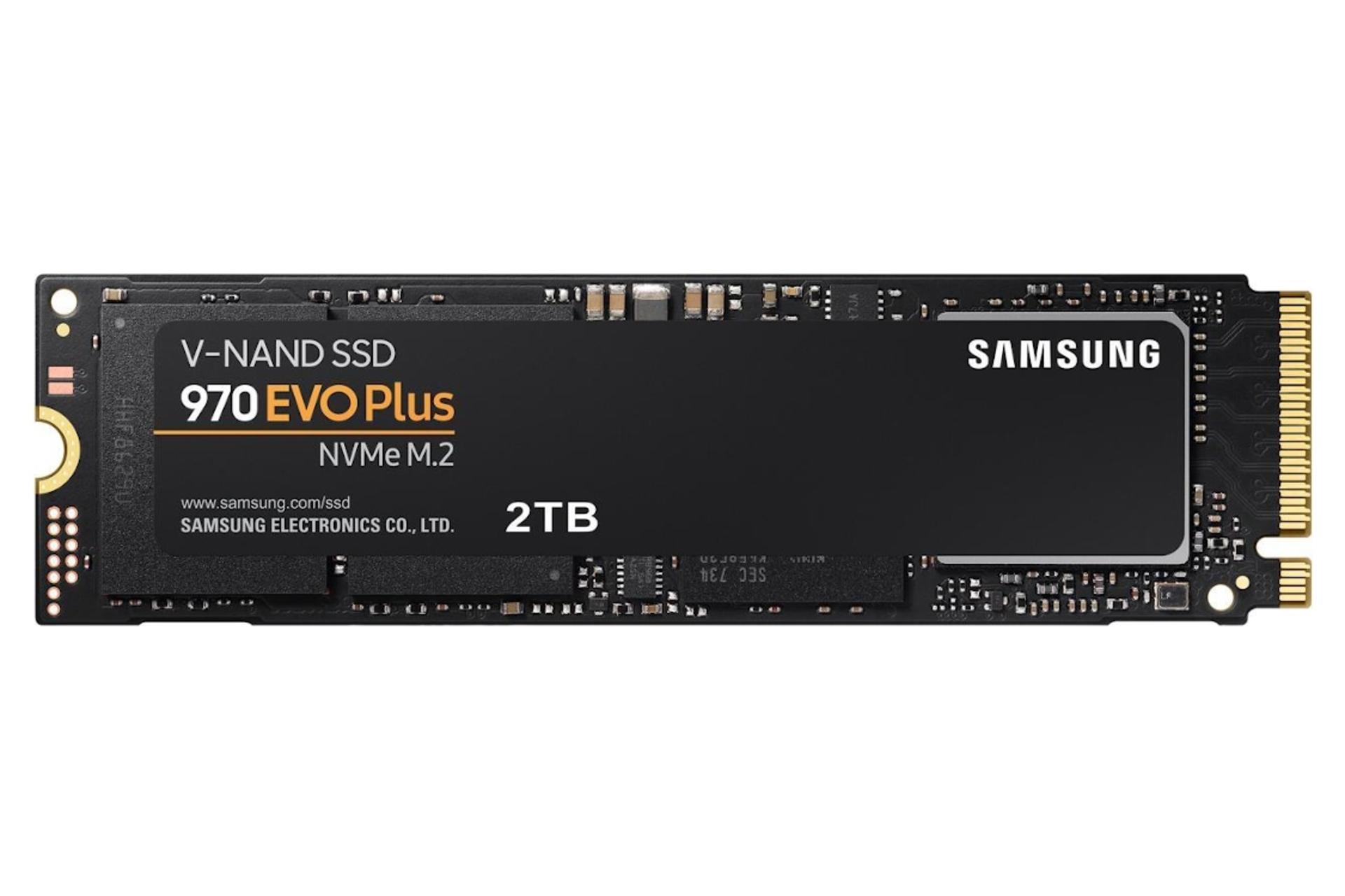 SSD سامسونگ Samsung 970 EVO Plus NVMe M.2 2TB ظرفیت 2 ترابایت