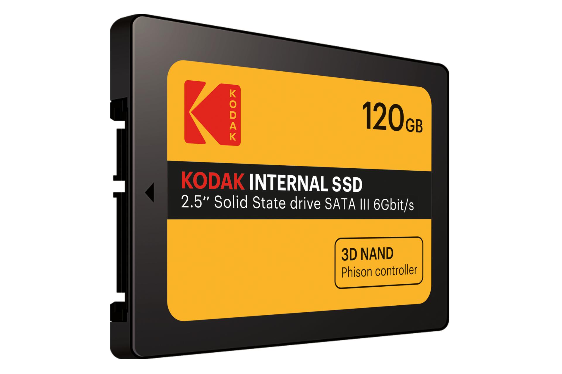 نمای جانبی SSD کداک X150 SATA 2.5 Inch ظرفیت 120 گیگابایت