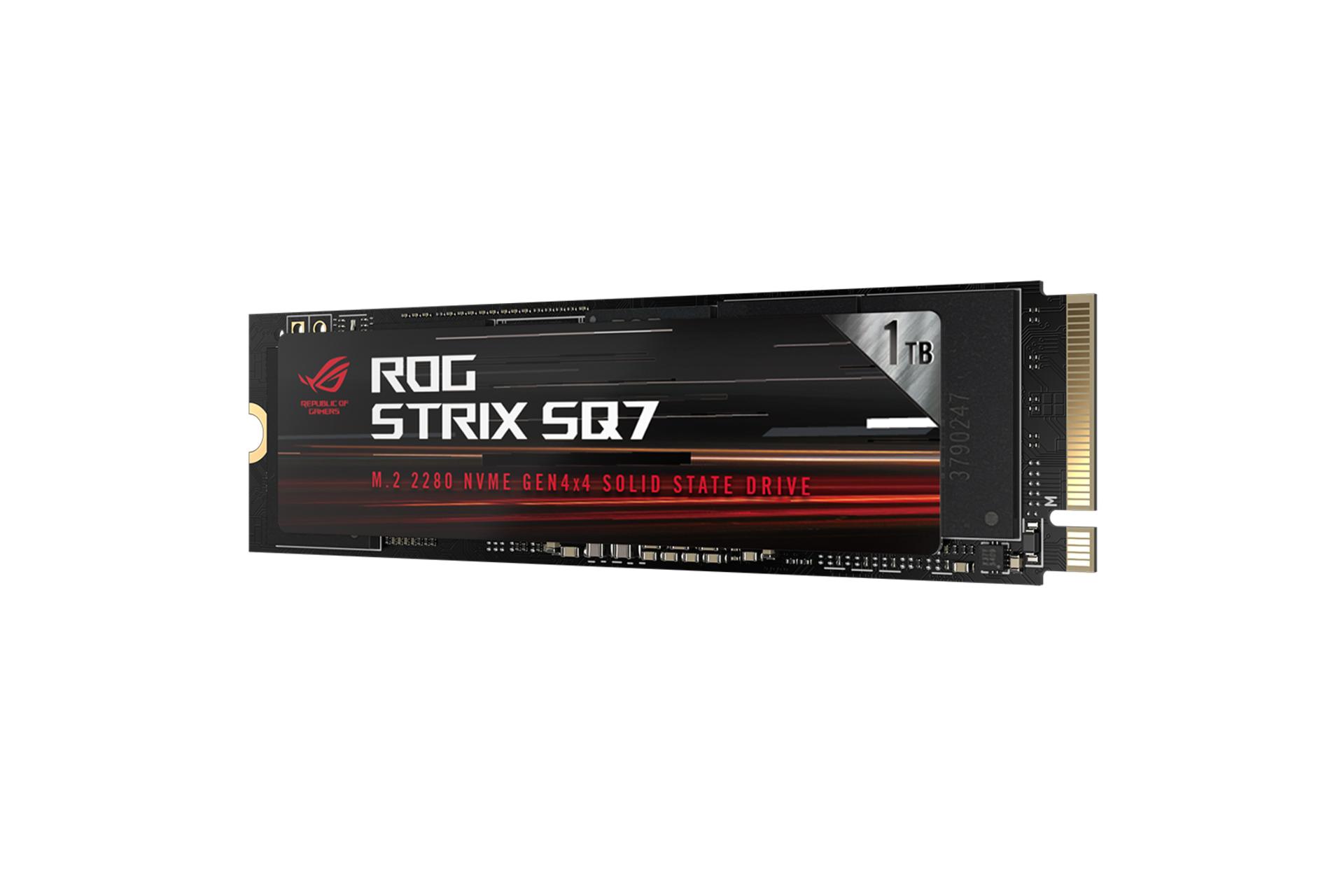 نمای راست SSD ایسوس ROG Strix SQ7 NVMe M.2 2280 ظرفیت 1 ترابایت