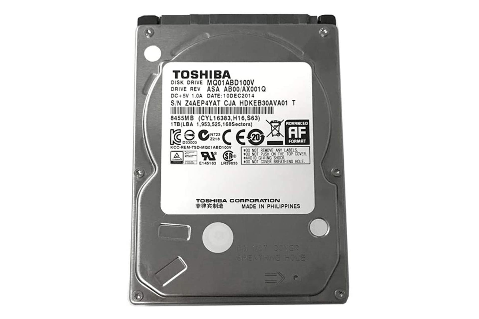 توشیبا MQ01ABD100V ظرفیت 1 ترابایت / Toshiba MQ01ABD100V 1TB