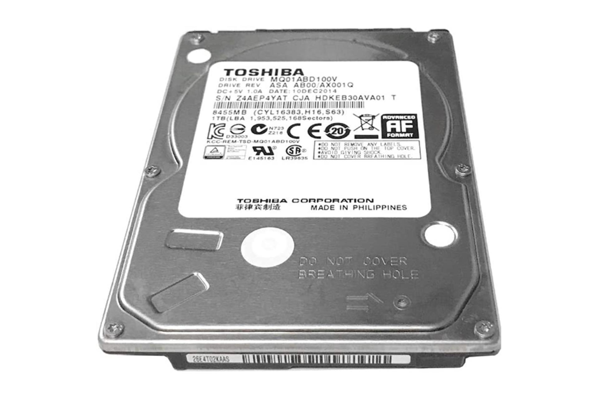 توشیبا MQ01ABD100V ظرفیت 1 ترابایت / Toshiba MQ01ABD100V 1TB
