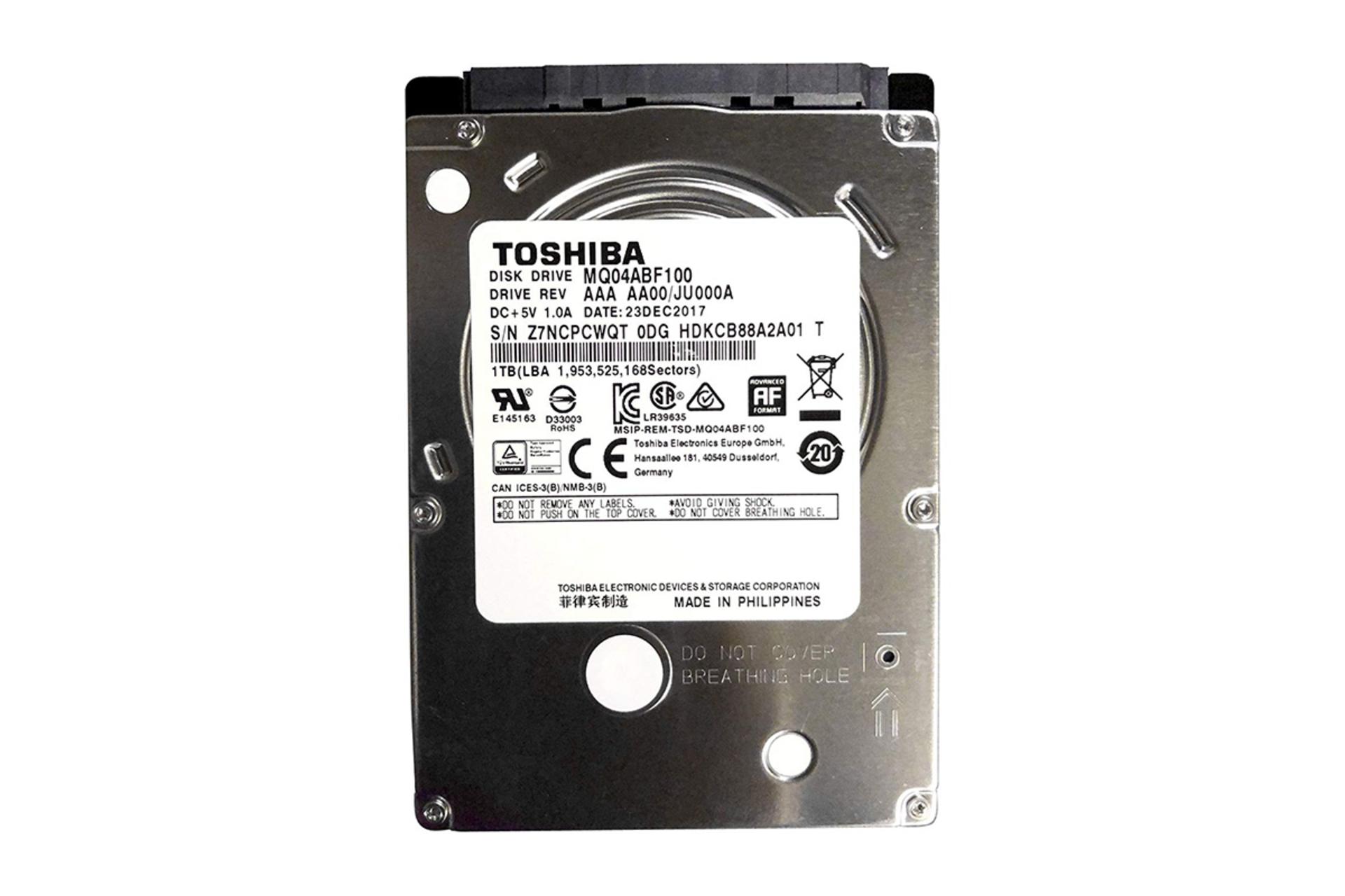 مرجع متخصصين ايران Toshiba MQ04ABF100 1TB