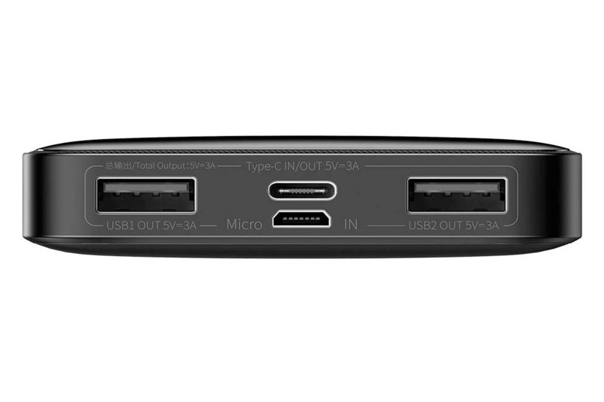 پورت های پاور بانک باسئوس PPDML-L01 Bipow Digital Display