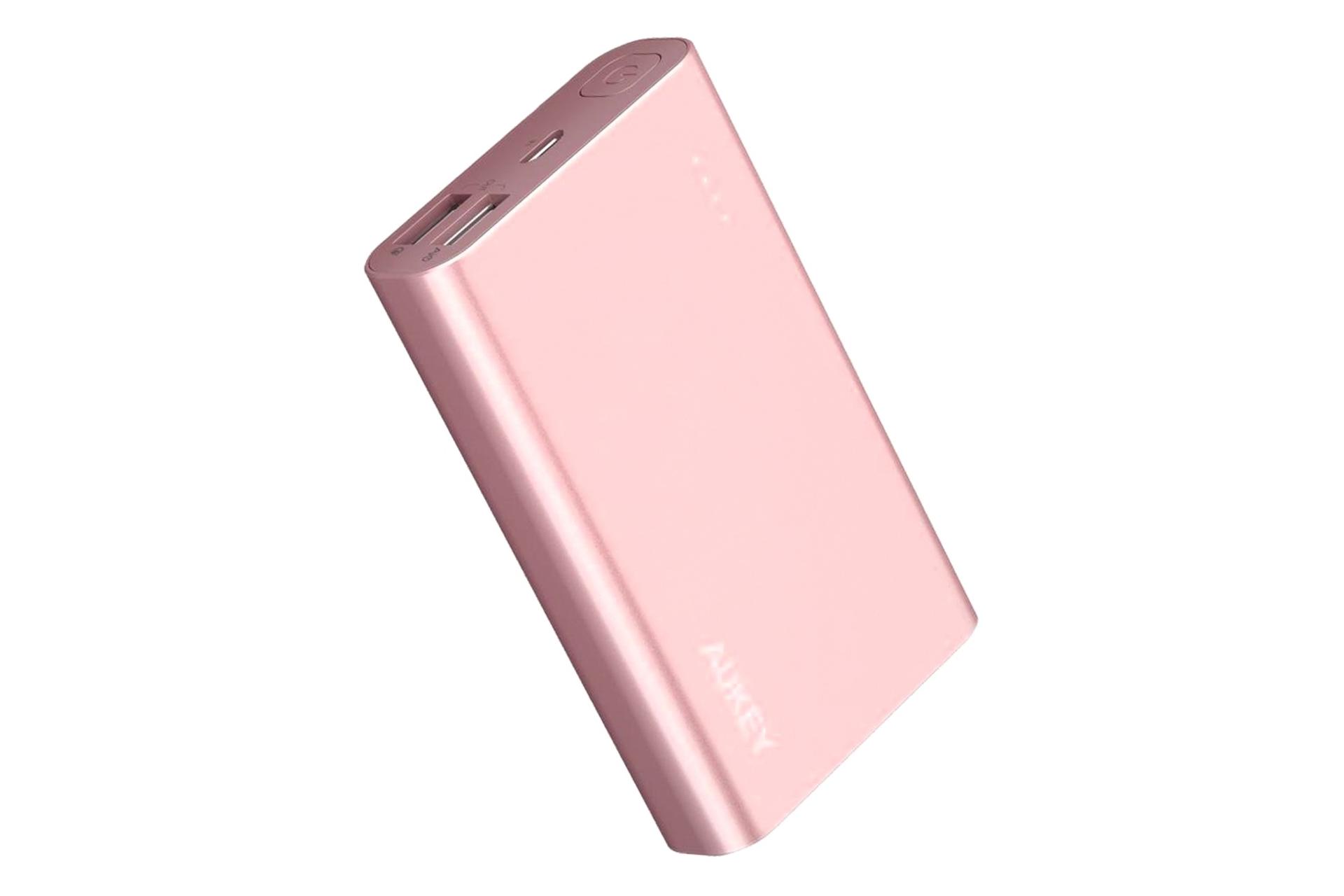 پاور بانک آکی PB-AT10 با ظرفیت 10000 میلی‌آمپر ساعت Aukey PB-AT10 10000mAh صورتی