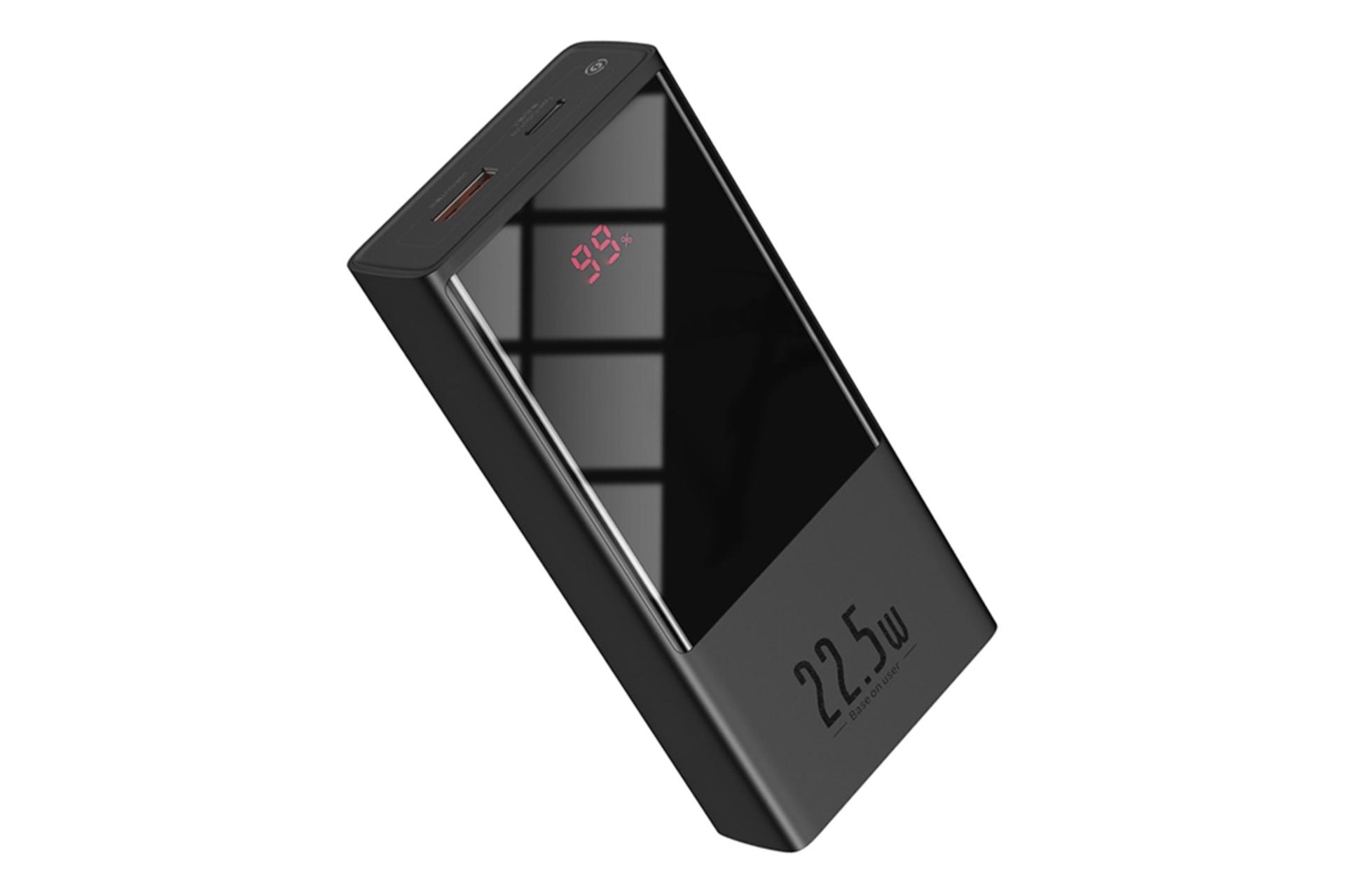 پاور بانک باسئوس Baseus PPMI01 Super Mini Digital Display 10000mAh با ظرفیت 10000 میلی‌آمپر ساعت م