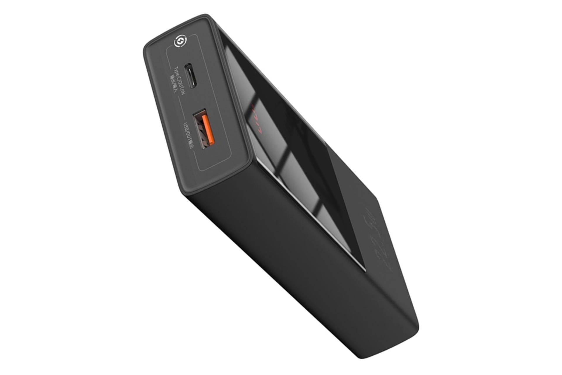 درگاه پاور بانک باسئوس Baseus PPMI01 Super Mini Digital Display 10000mAh با ظرفیت 10000 میلی‌آمپر 