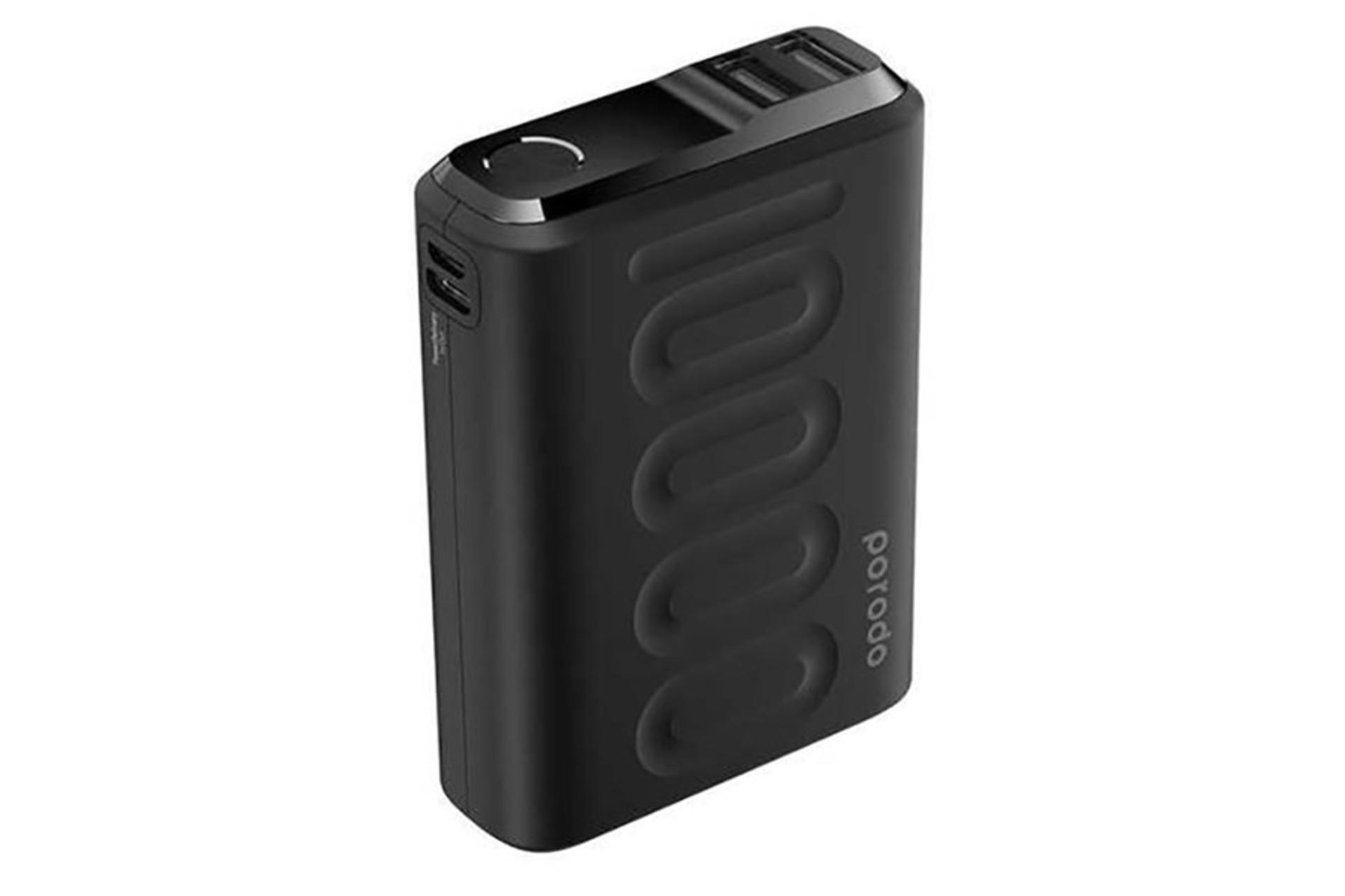 نمای بالا و جانبی پاور بانک پرودو PD-1092