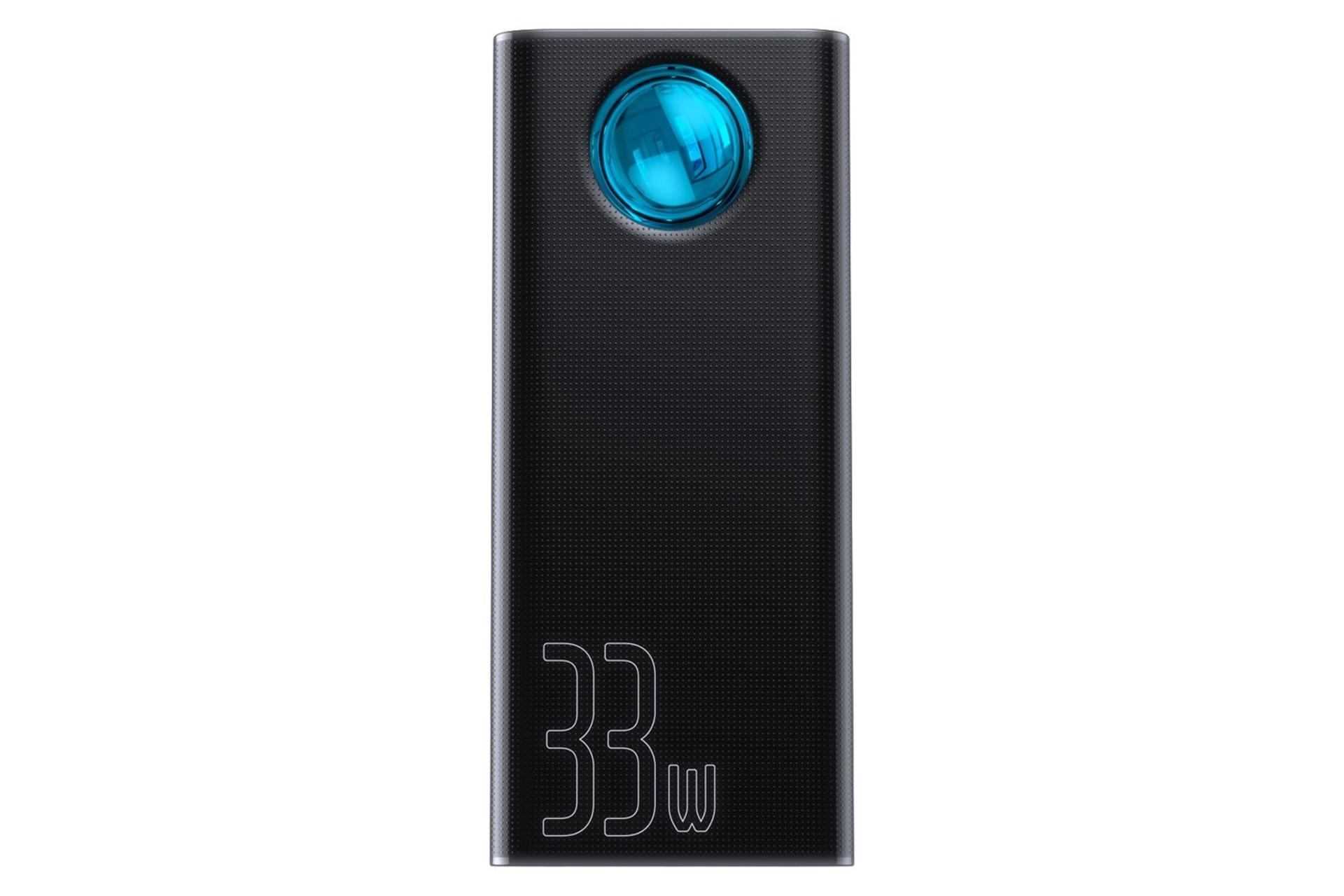 مرجع متخصصين ايران پاور بانك باسئوس Baseus Amblight BS-30KP303 30000mAh با ظرفيت 30000 ميلي‌آمپر ساعت مشكي
