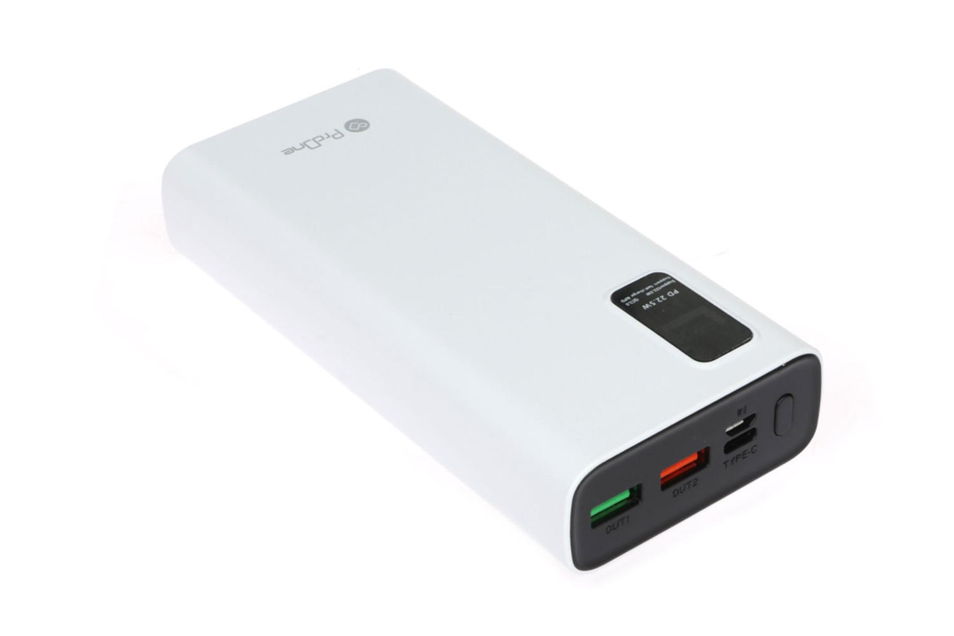 نمای پورت پاوربانک پرووان PPB5206PD با ظرفیت 20000 میلی‌آمپر ساعت