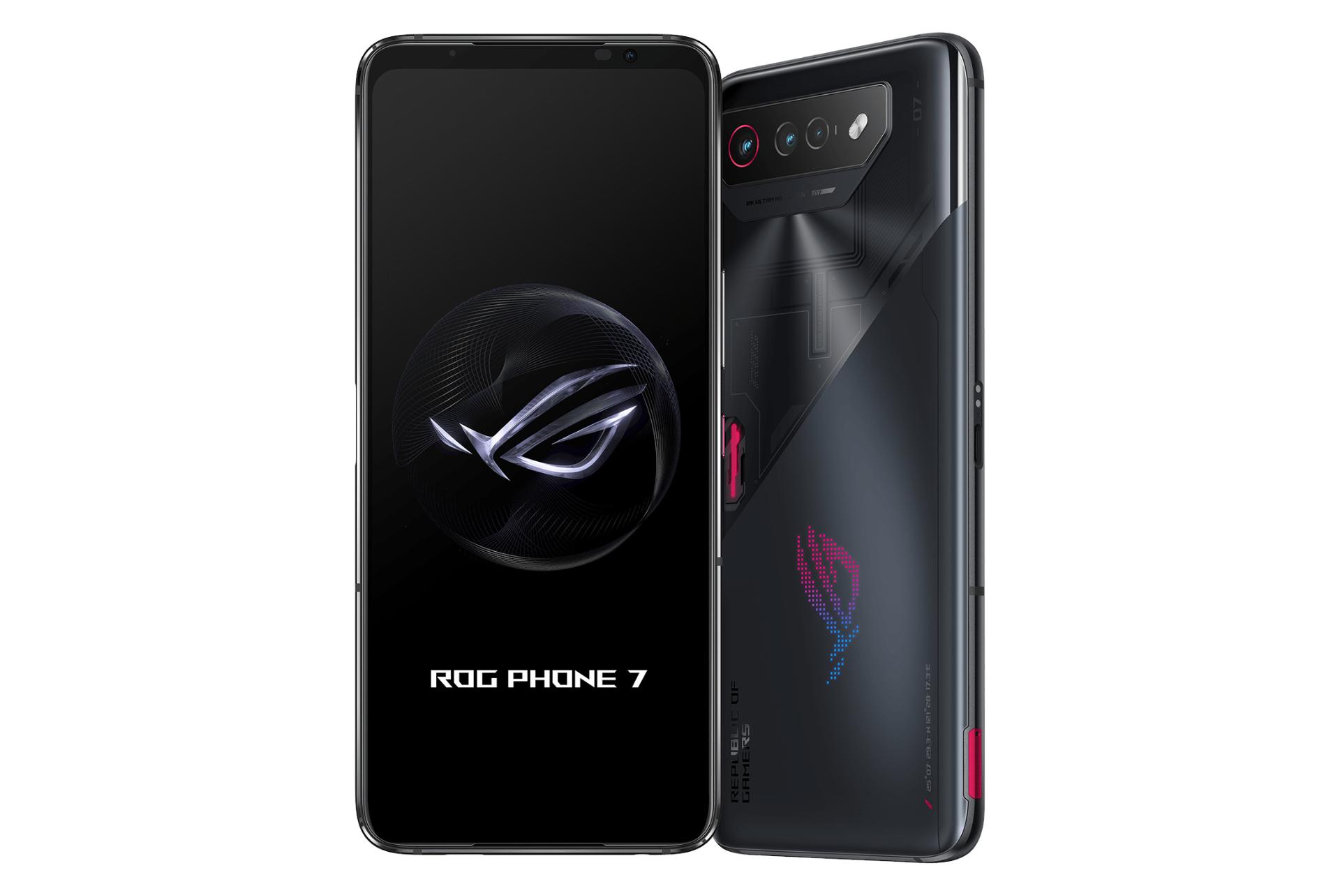 پنل جلو و پشت گوشی موبایل ROG فون 7 ایسوس / Asus ROG Phone 7 مشکی