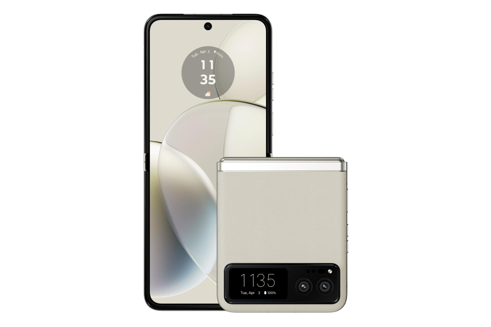 گوشی موبایل ریزر 40 موتورولا / Motorola Razr 40 کرم