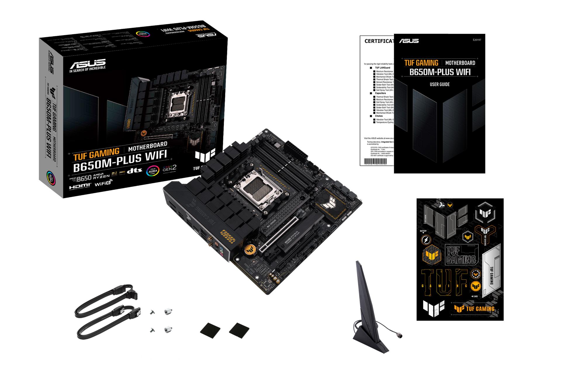 اقلام همراه مادربرد ایسوس ASUS TUF GAMING B650M-PLUS WIFI