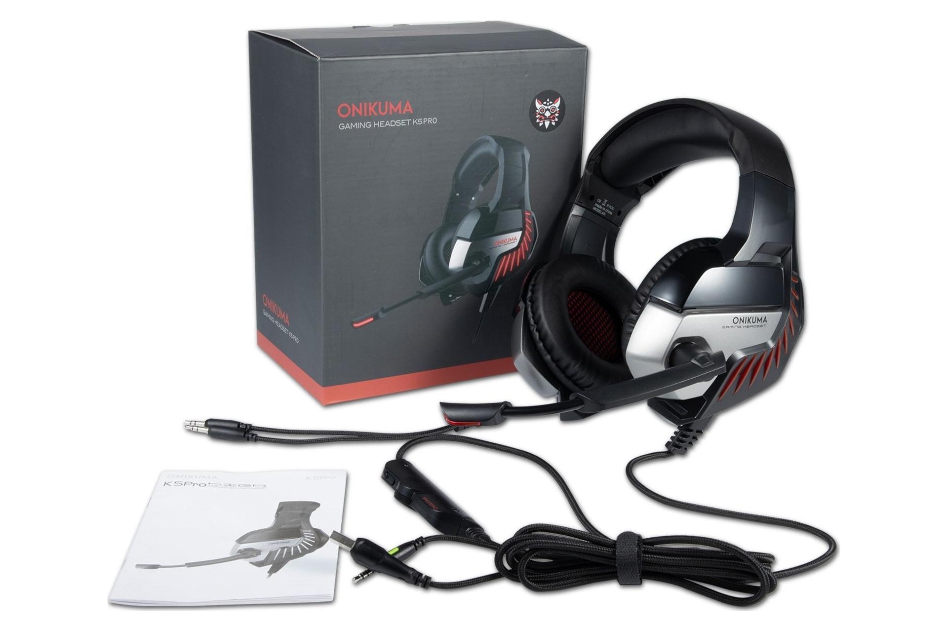 جعبه هدست گیمینگ اونیکوما Onikuma K5 Pro