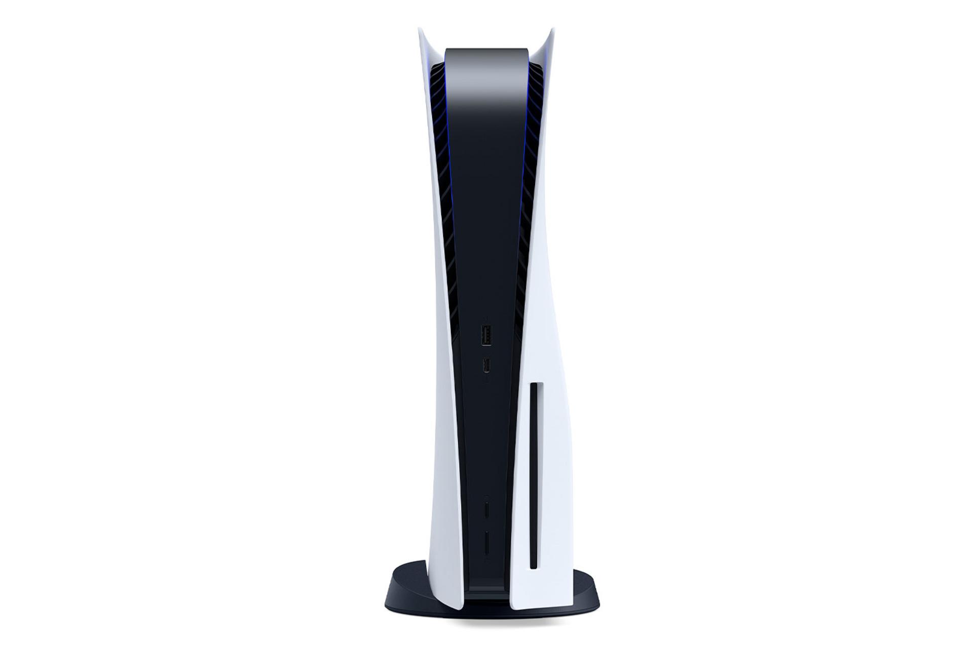 مرجع متخصصين ايران كنسول  Sony PlayStation 5 1TB در حالت ايستاده / پلي استيشن 5 سوني 1 ترابايت