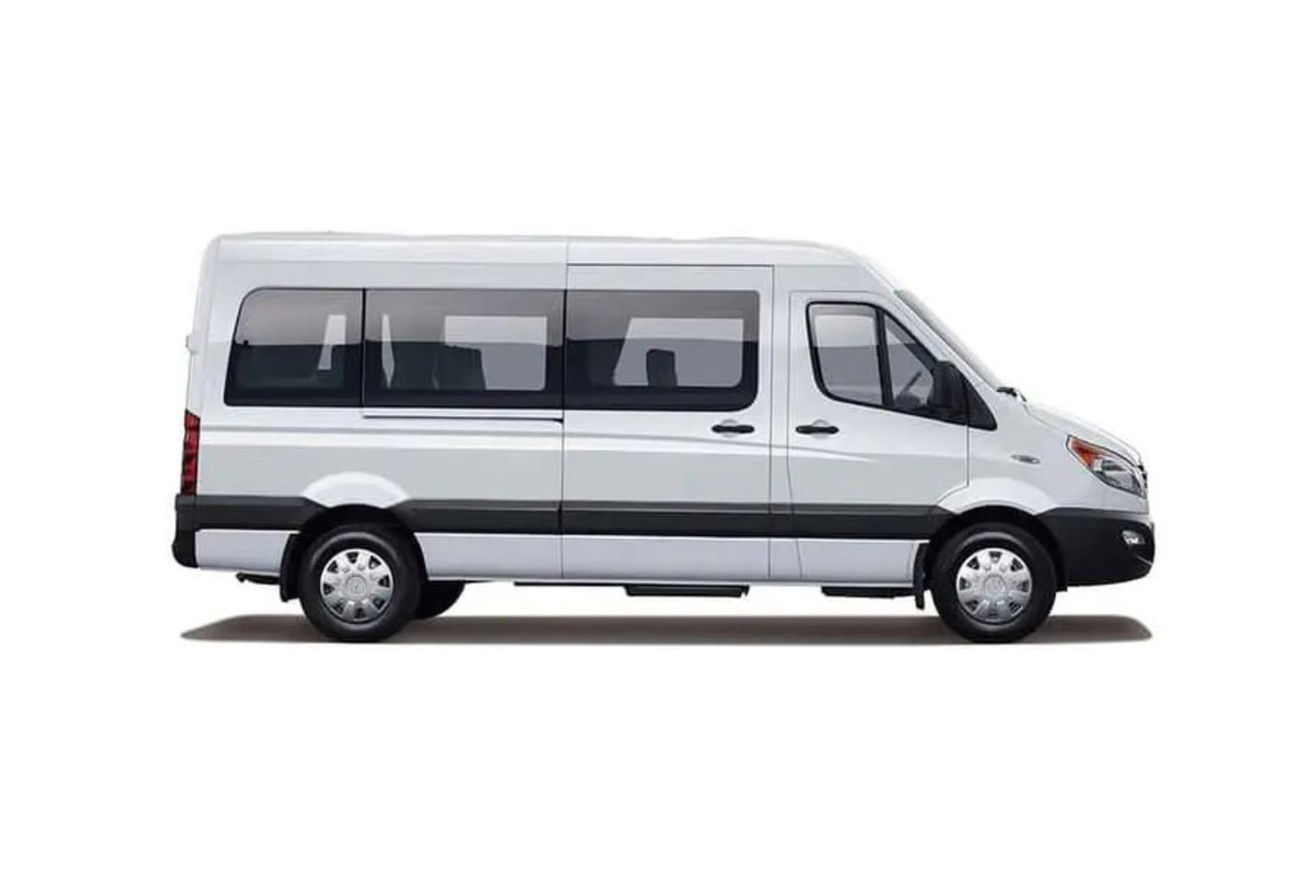 خودرو ون جک سانری JAC Sunray نمای جانبی