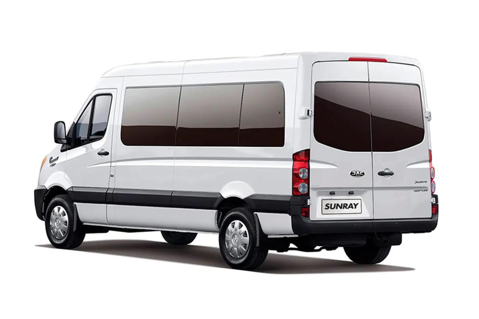 خودرو ون جک سانری JAC Sunray نمای پشت