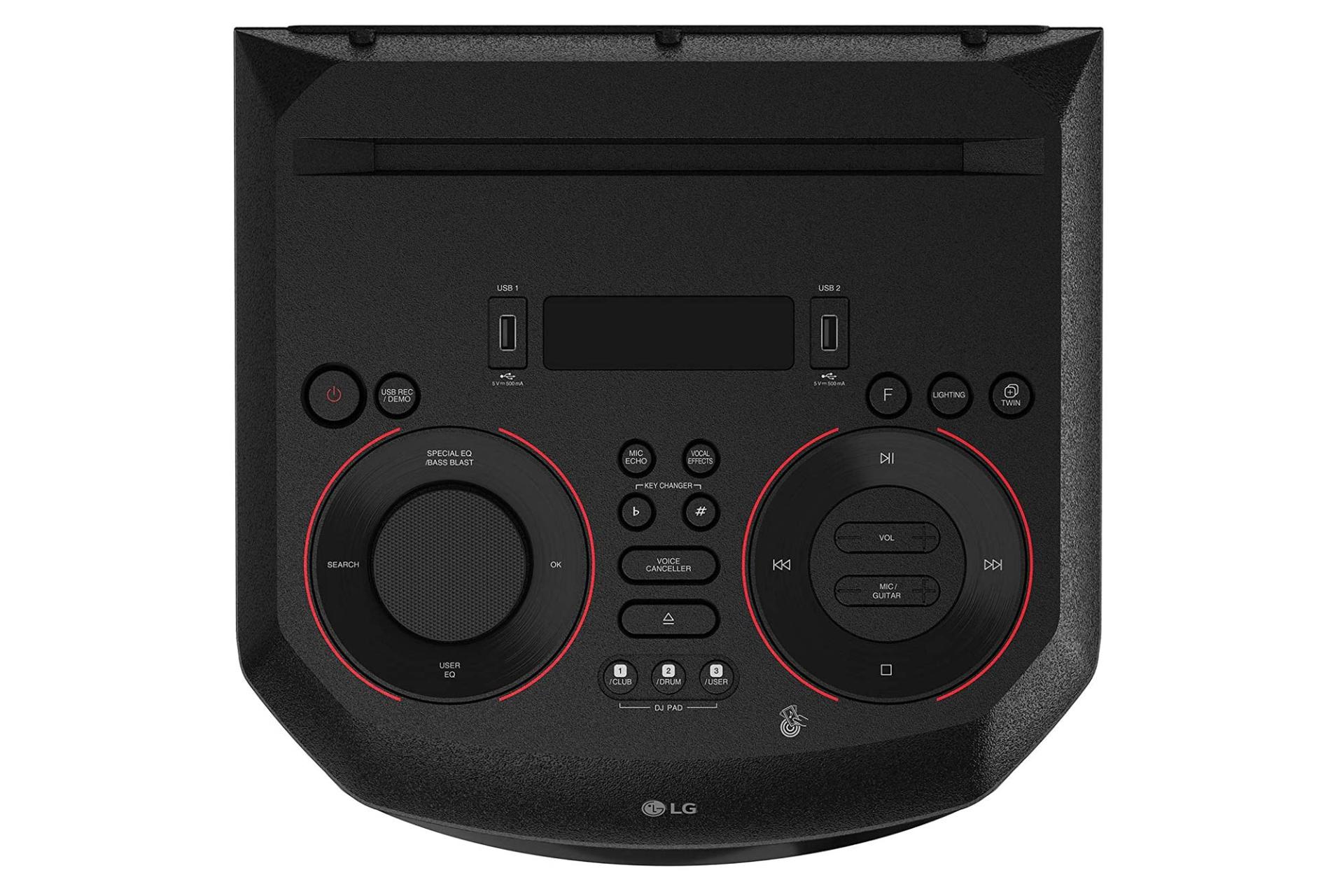 اسپیکر ال جی LG XBOOM ON7 نمای بالا