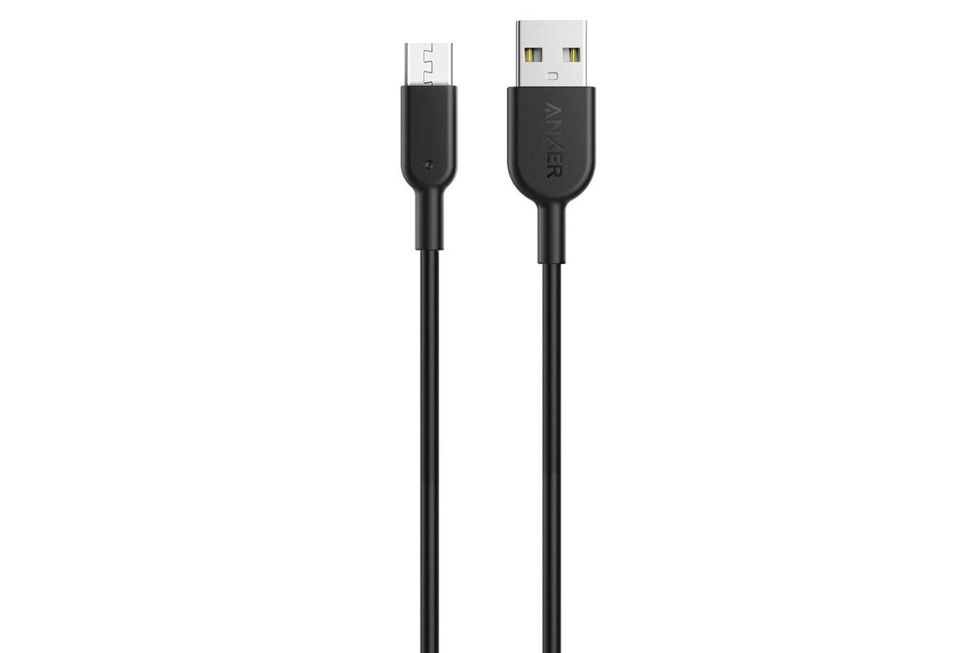 کانکتور کابل شارژ USB انکر USB به Micro-USB مدل A8133 PowerLine با طول 1.8 متر