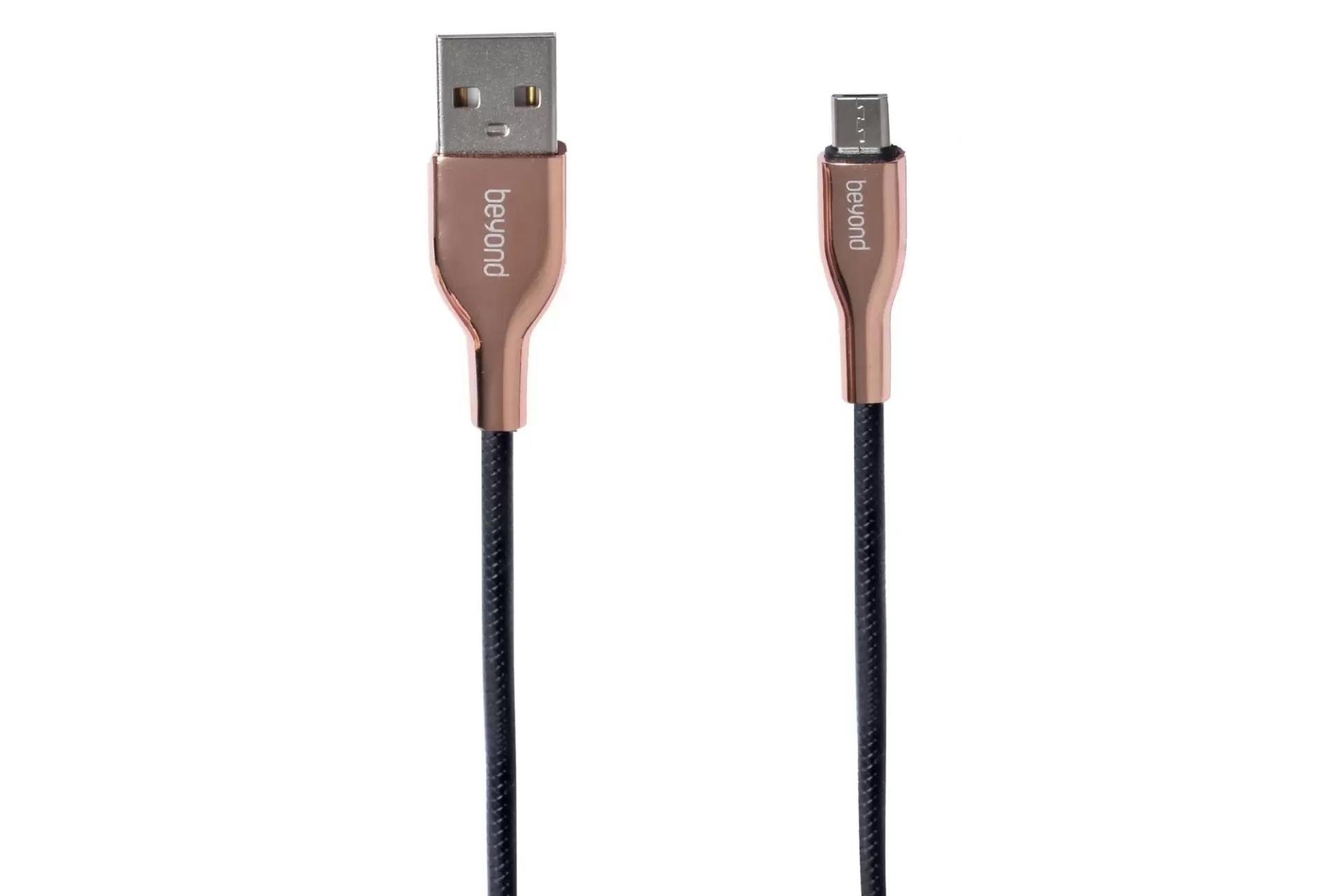 کابل شارژ USB بیاند Type-A به Micro-USB مدل BA-577 با طول 1 متر رزگلد