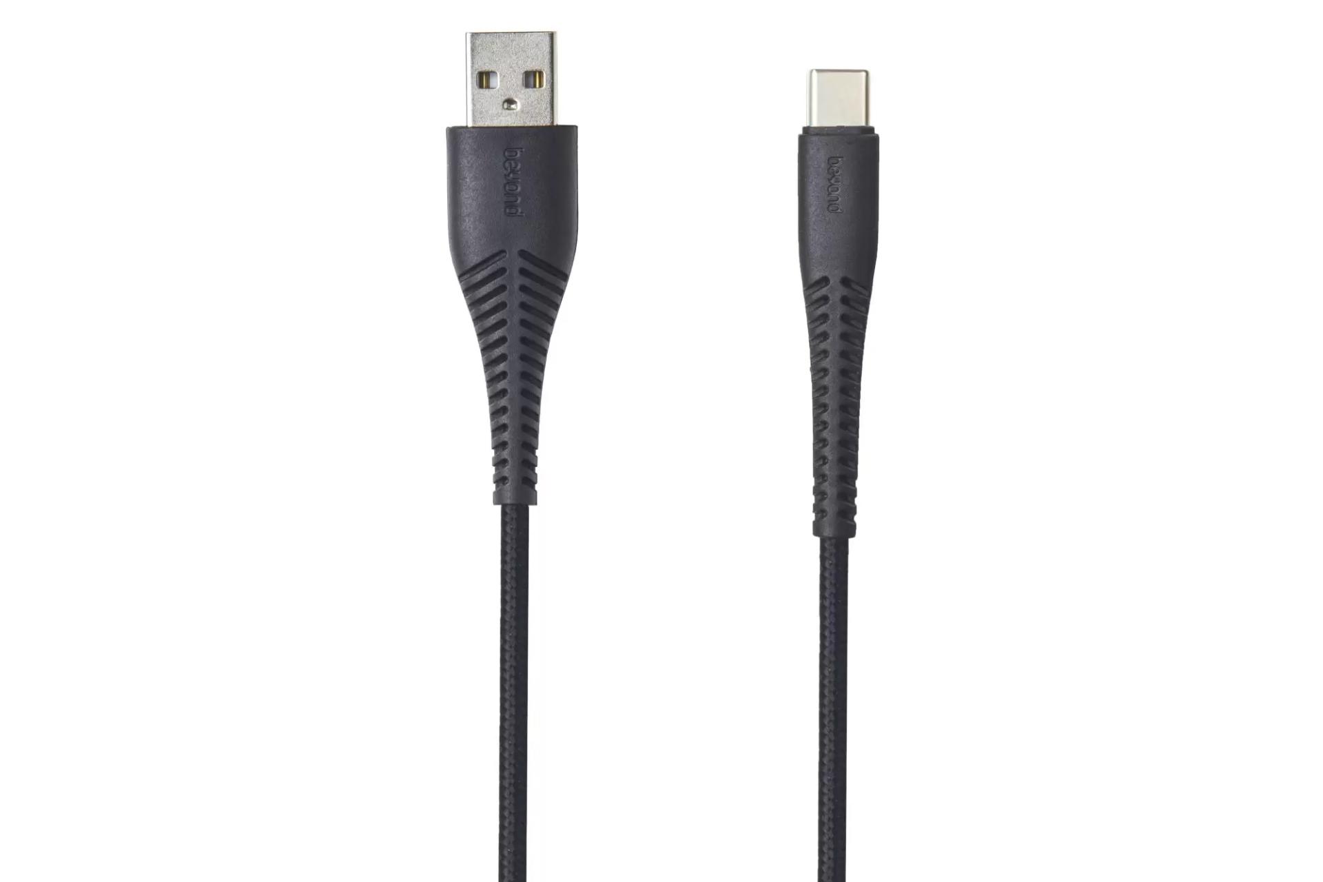 کابل شارژ USB بیاند Type-A به Type-C مدل BA-320 با طول 1 متر مشکی