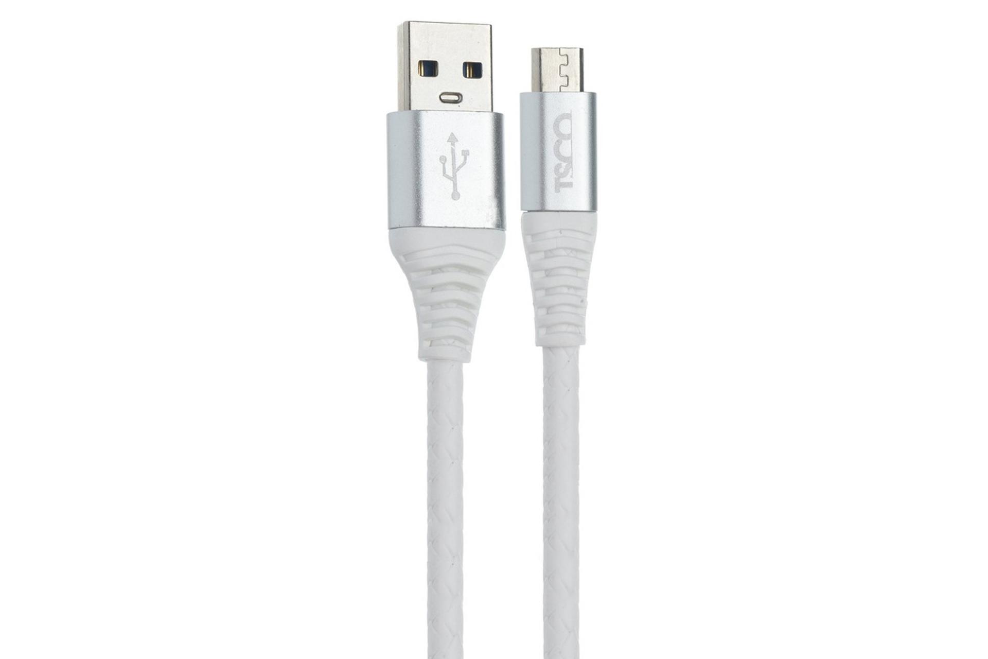 کابل شارژ USB تسکو USB به Micro-USB مدل TC 50 با طول 0.9 متر سفید