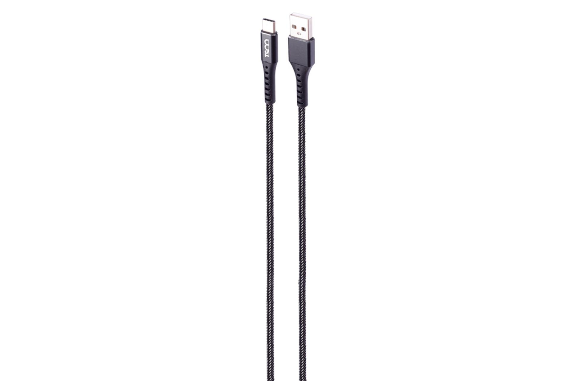 کابل شارژ USB تسکو USB به Type-C مدل TC C132 با طول 1 متر مشکی