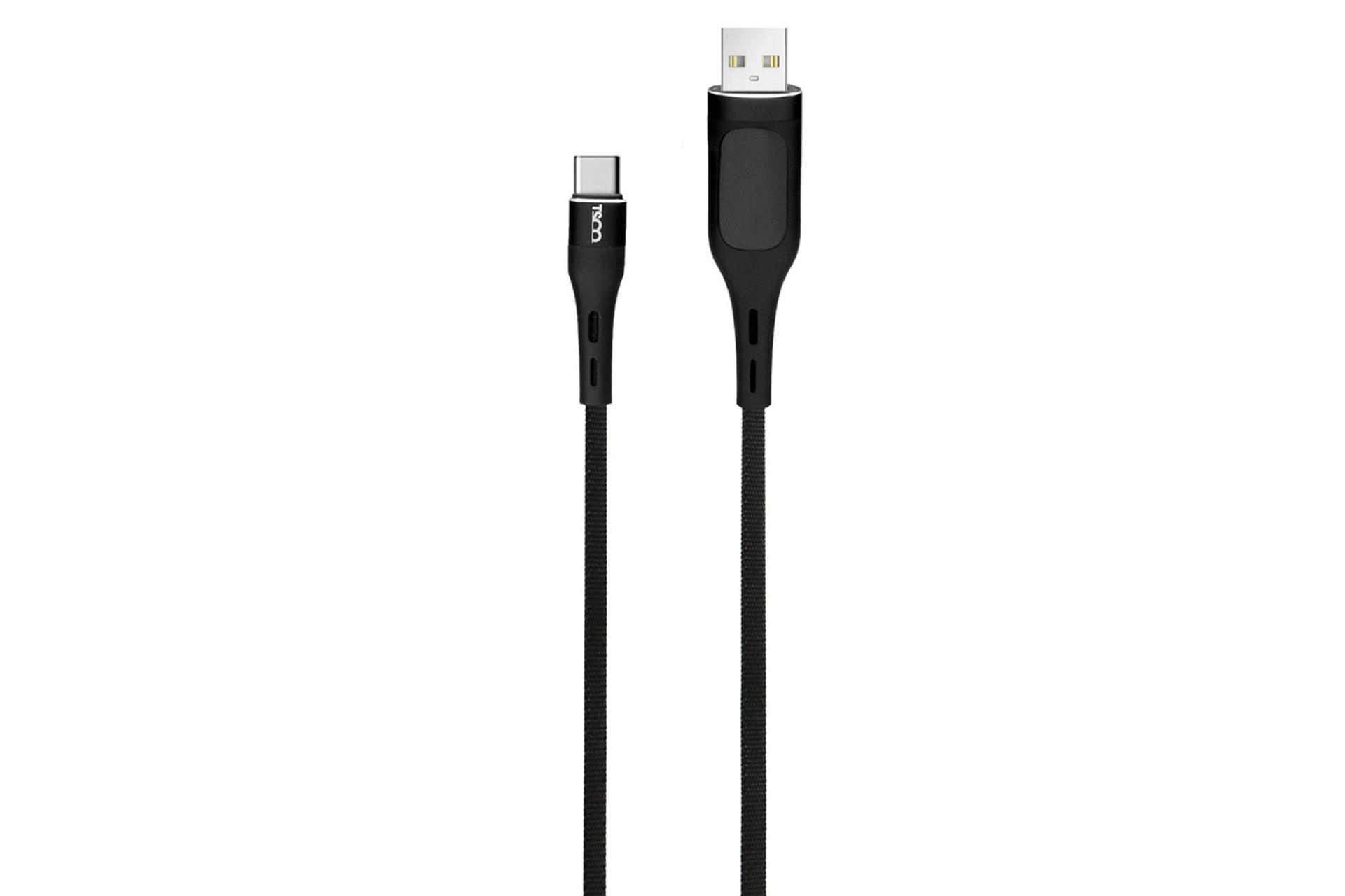 کابل شارژ USB تسکو USB به Type-C مدل TC C188 با طول 1 متر مشکی