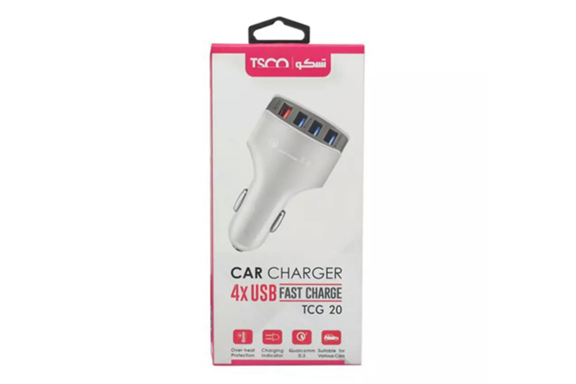 جعبه شارژر تسکو TCG 20
