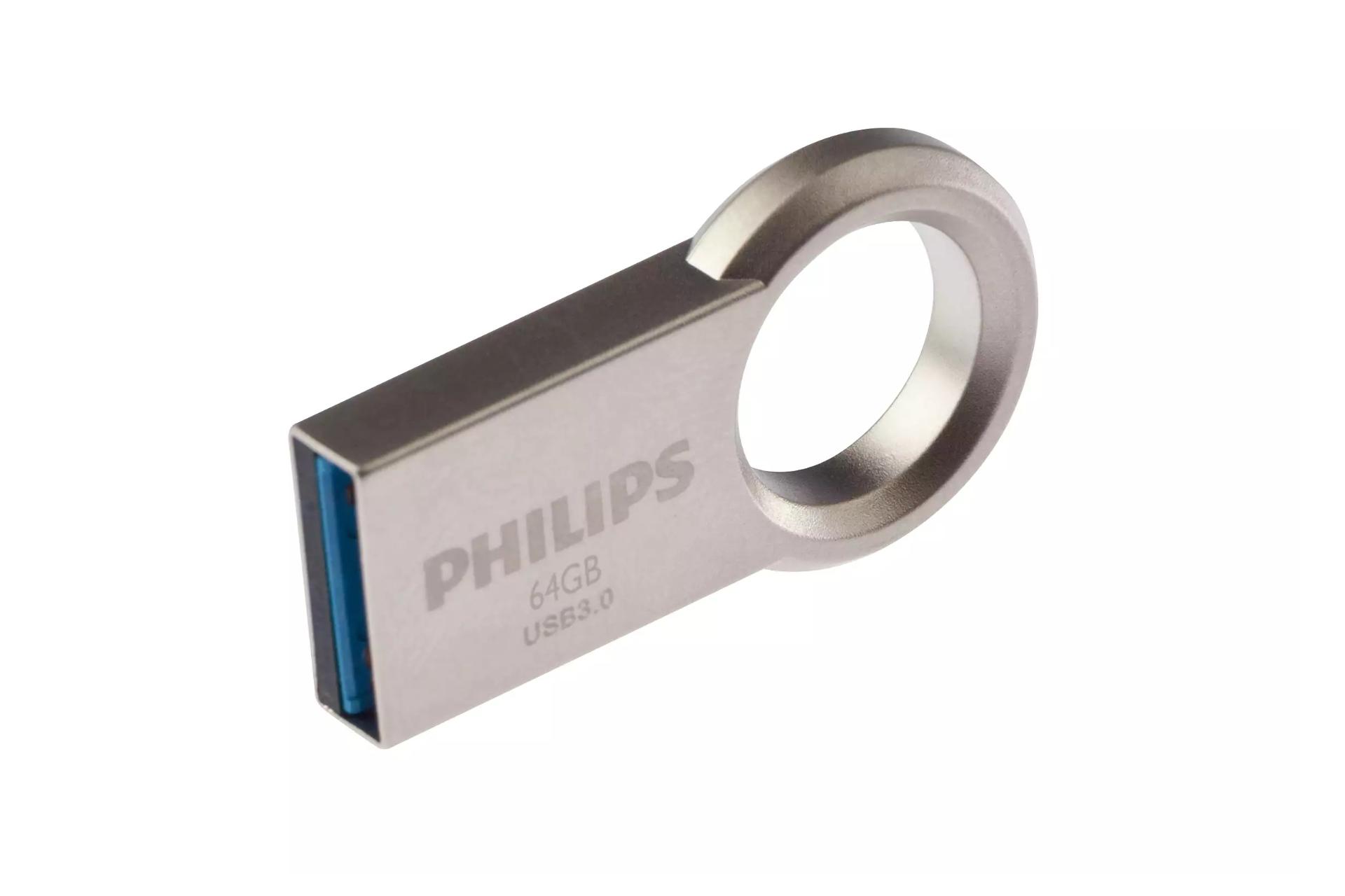 نمای جانبی Philips Circle 64GB / فلش مموری فیلیپس مدل Circle ظرفیت 64 گیگابایت