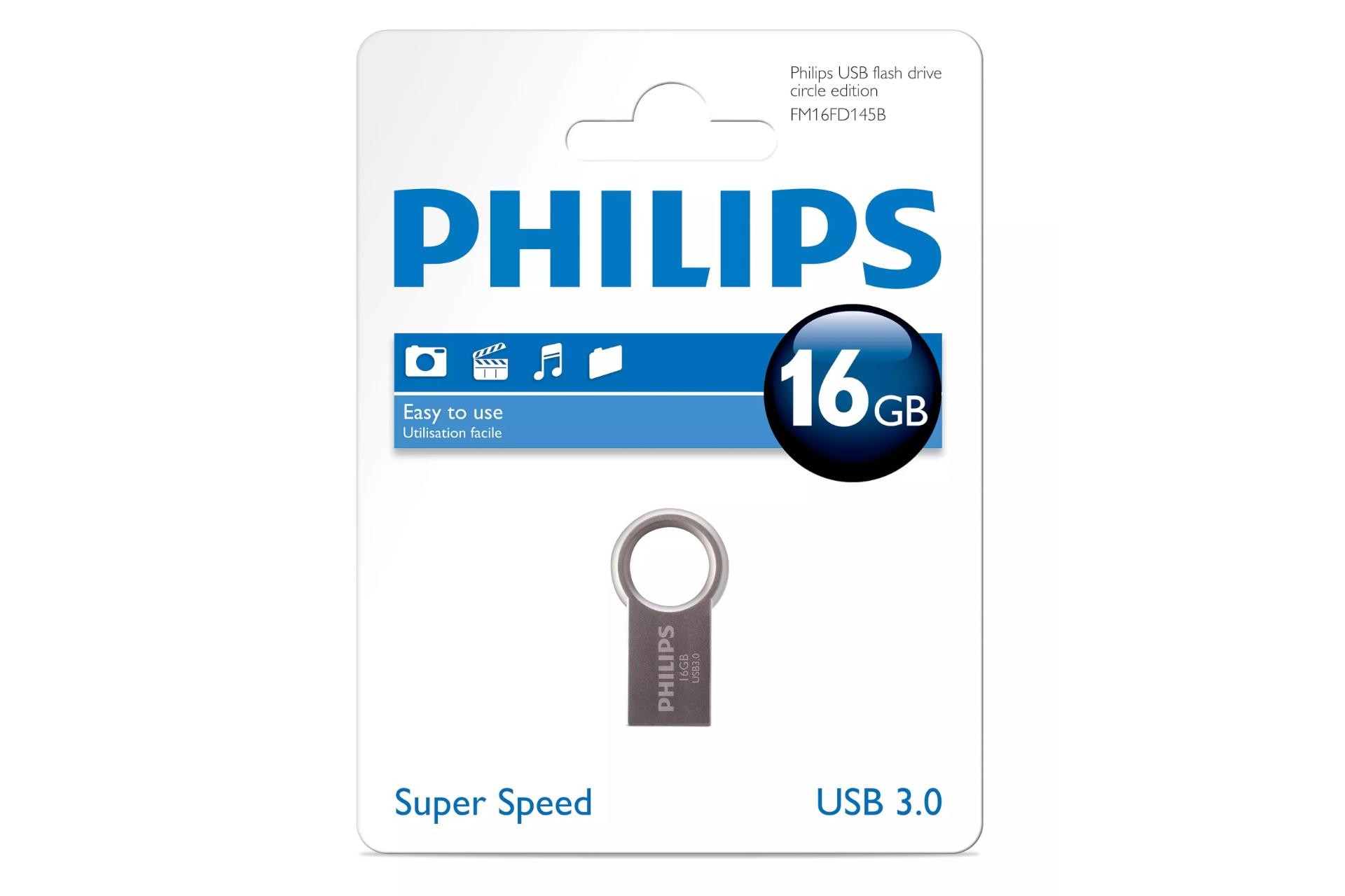 جعبه Philips Circle 16GB / فلش مموری فیلیپس مدل Circle ظرفیت 16 گیگابایت