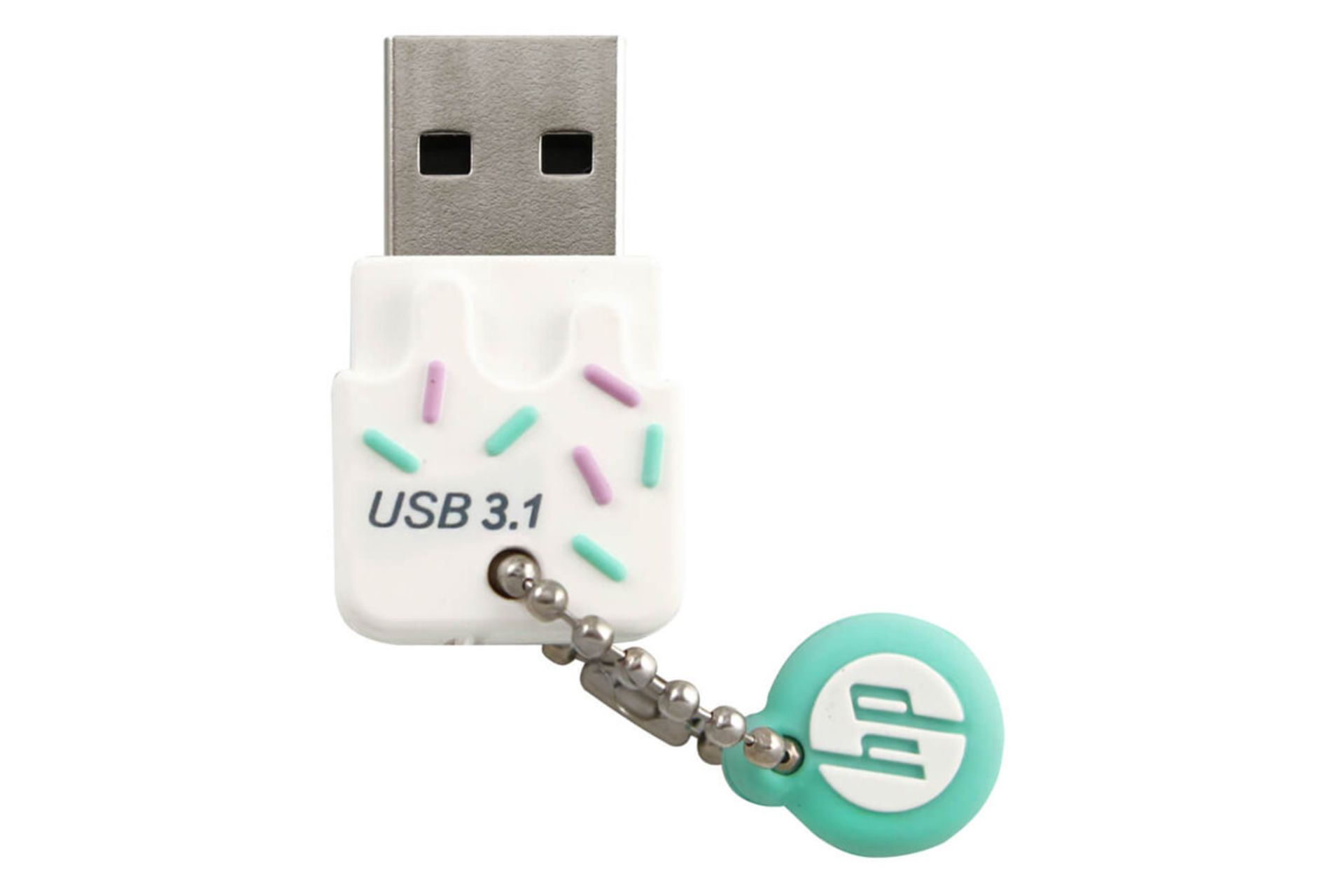 نمای روبرو فلش مموری اچ پی مدل x778w ظرفیت 128 گیگابایت