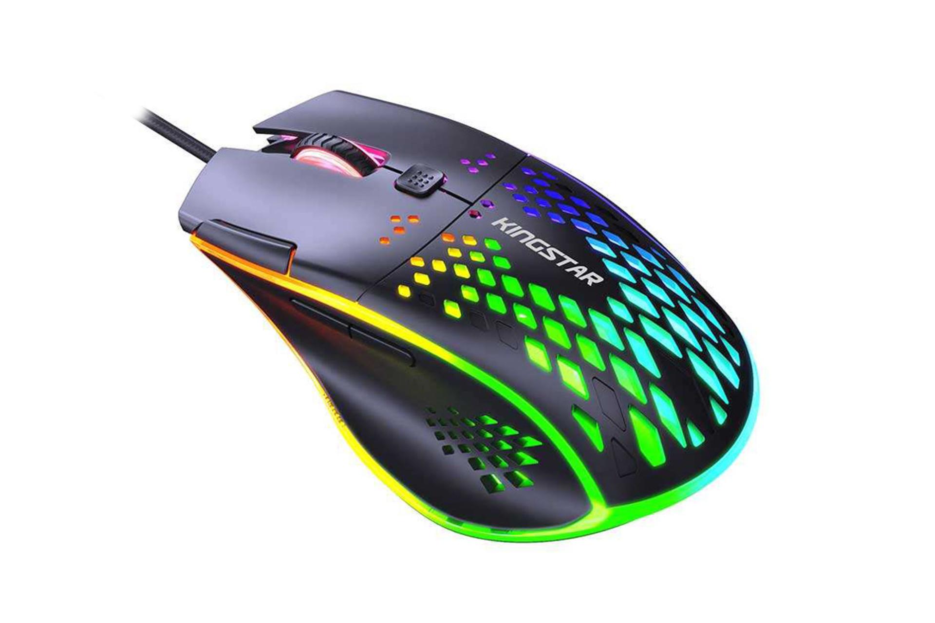 نمای چپ ماوس کینگ استار KM380G