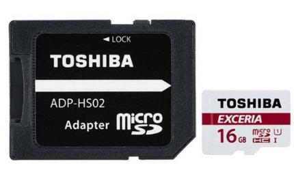 مرجع متخصصين ايران توشيبا microSDHC با ظرفيت 16 گيگابايت مدل Exceria M302 كلاس 10