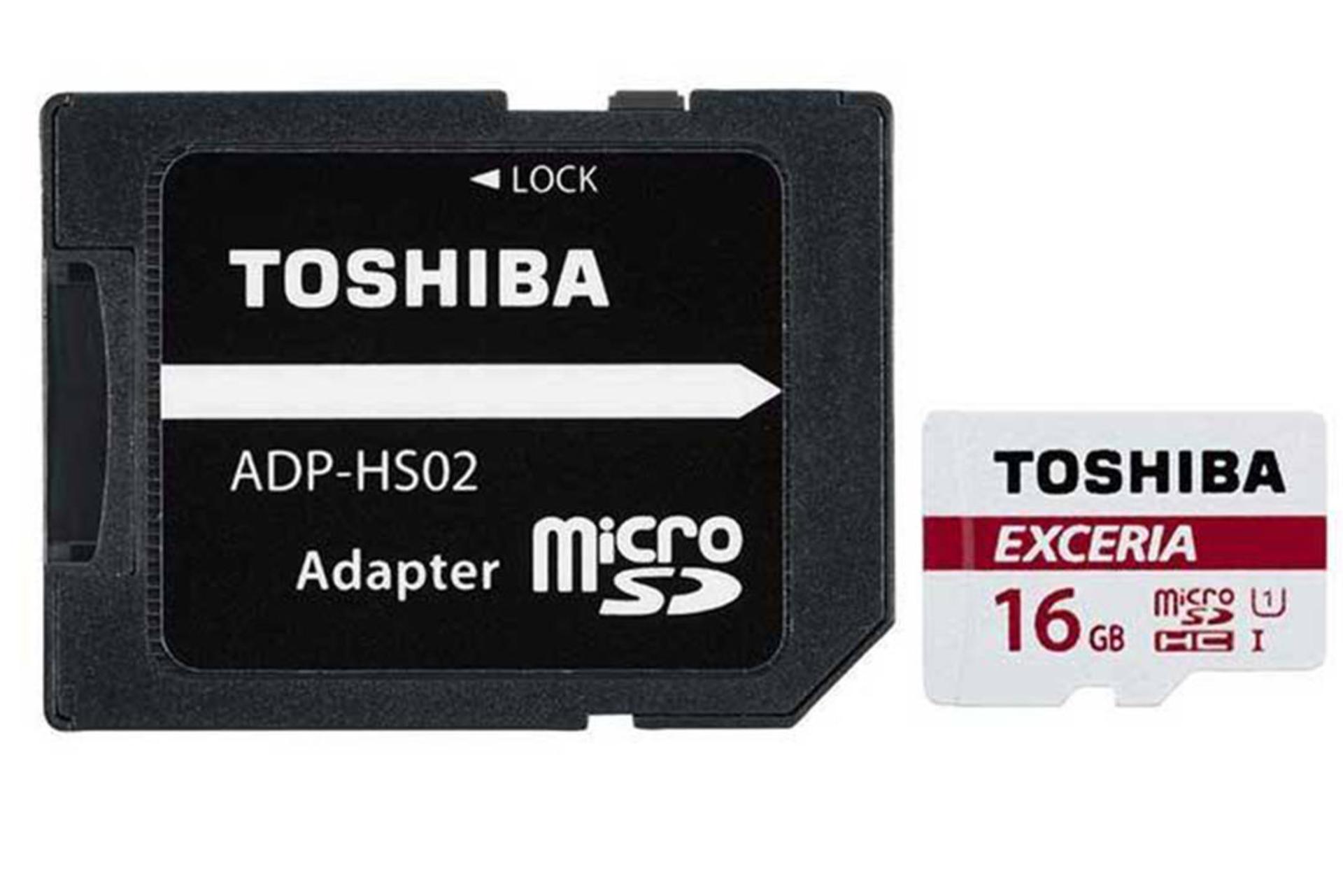 مرجع متخصصين ايران Toshiba Exceria M302 microSDHC Class 10 UHS-I 16GB