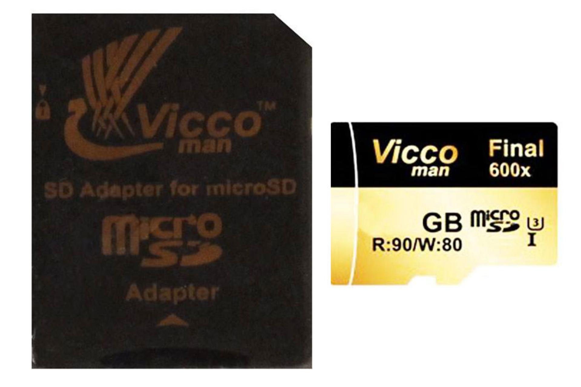 مرجع متخصصين ايران Viccoman Final 600X microSDHC Class 10 UHS-I U3 16GB