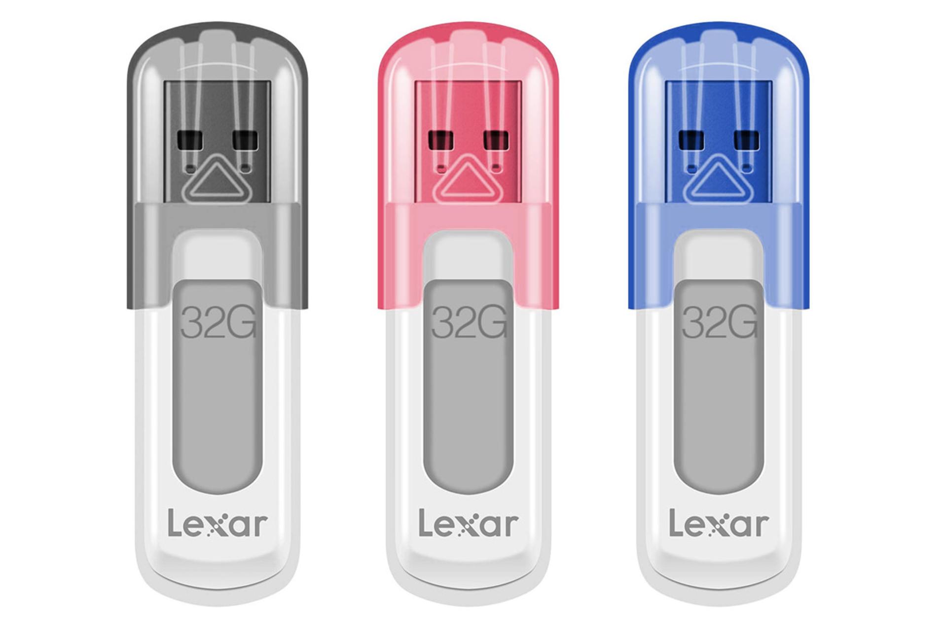 رنگ بندی فلش مموری لکسار مدل JumpDrive V100 ظرفیت 32 گیگابایت