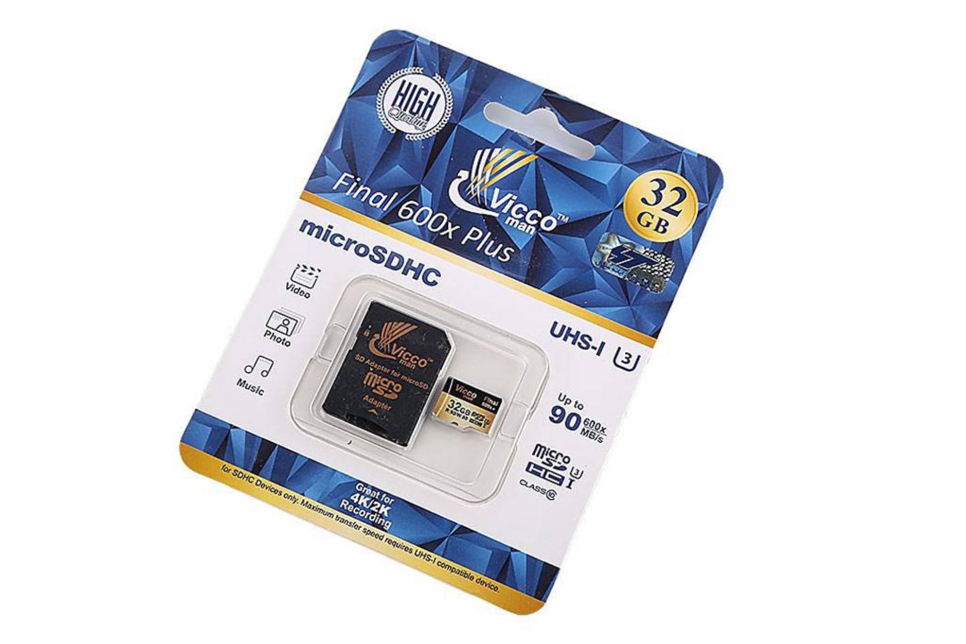 Viccoman Final 600X microSDHC Class 10 UHS-I U3 32GB