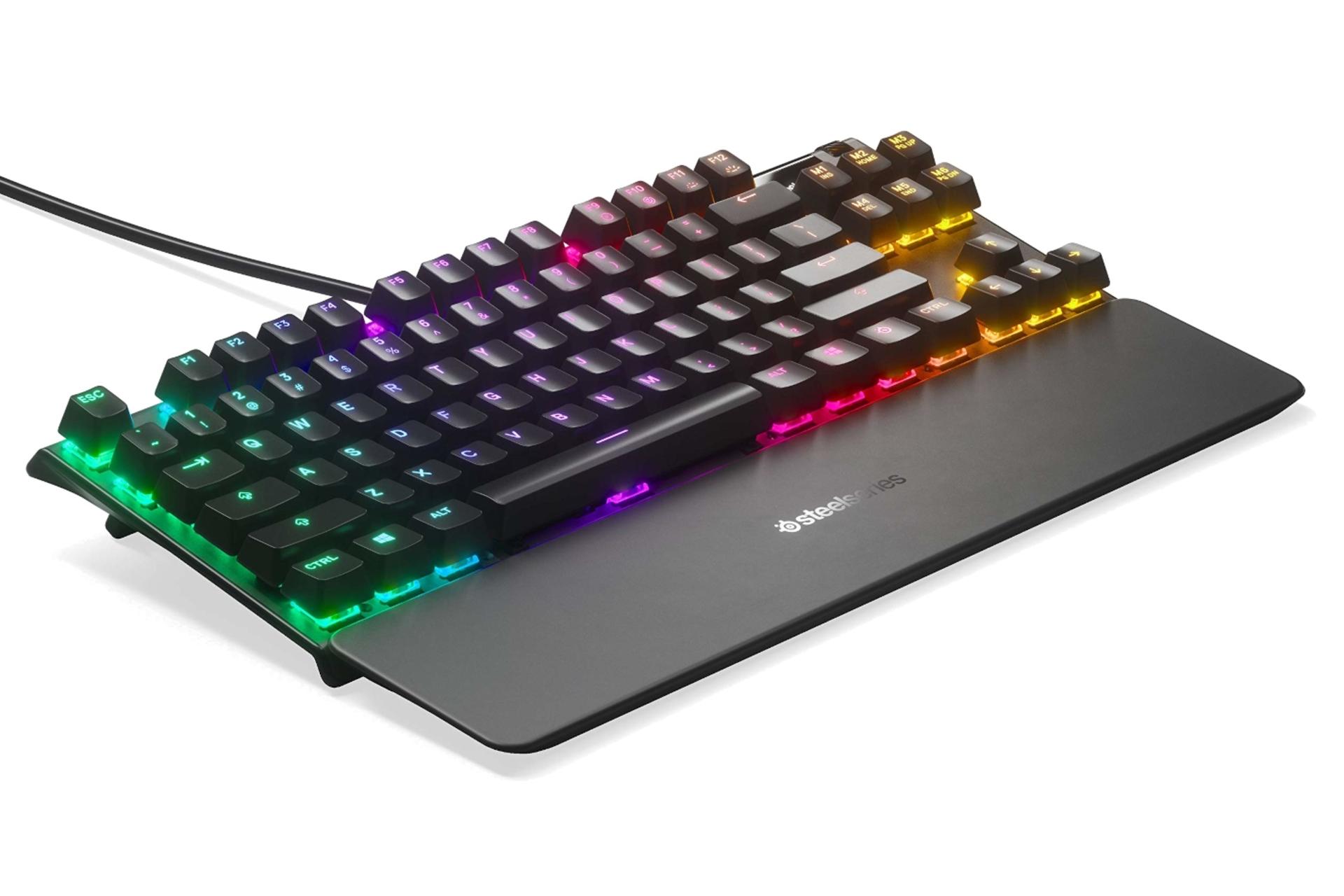 نمای چپ کیبورد استیل سریز SteelSeries Apex 7 TKL