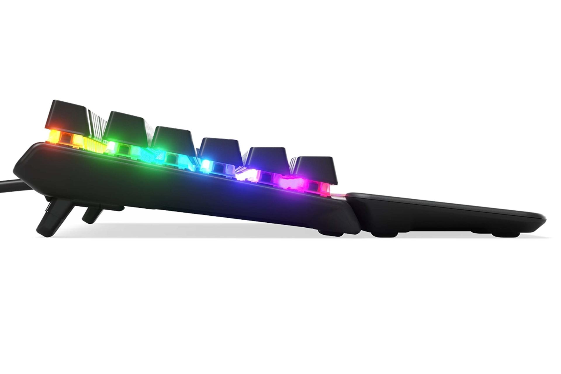 نمای جانبی کیبورد استیل سریز SteelSeries Apex 7 TKL