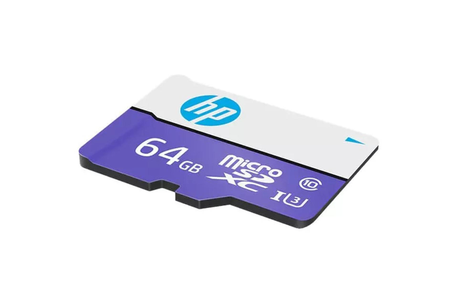 کارت حافظه اچ پی microSDXC با ظرفیت 64 گیگابایت مدل MX330 کلاس 10
