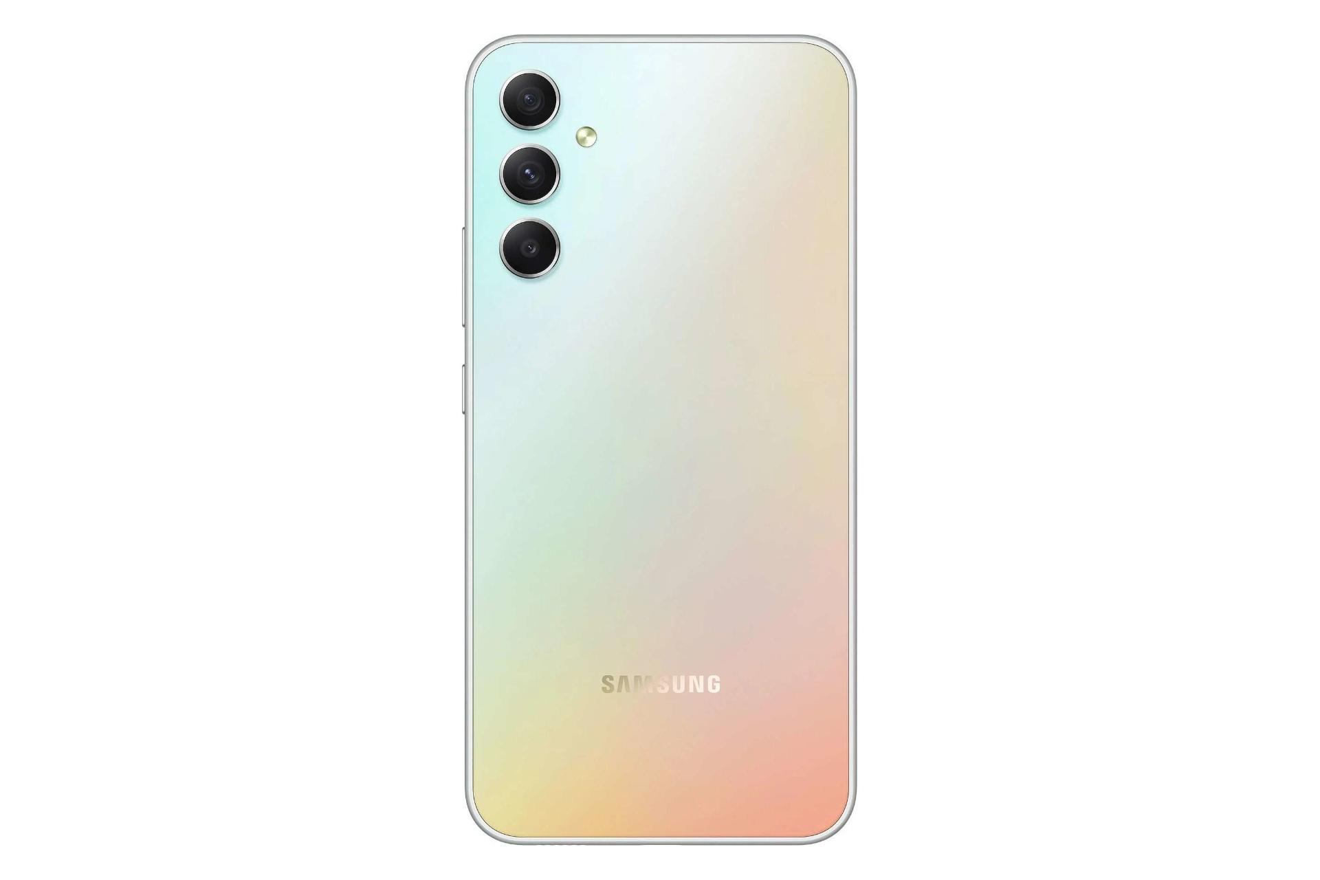 مرجع متخصصين ايران پنل پشت موبايل گلكسي A34 سامسونگ / Samsung Galaxy A34 نقره اي