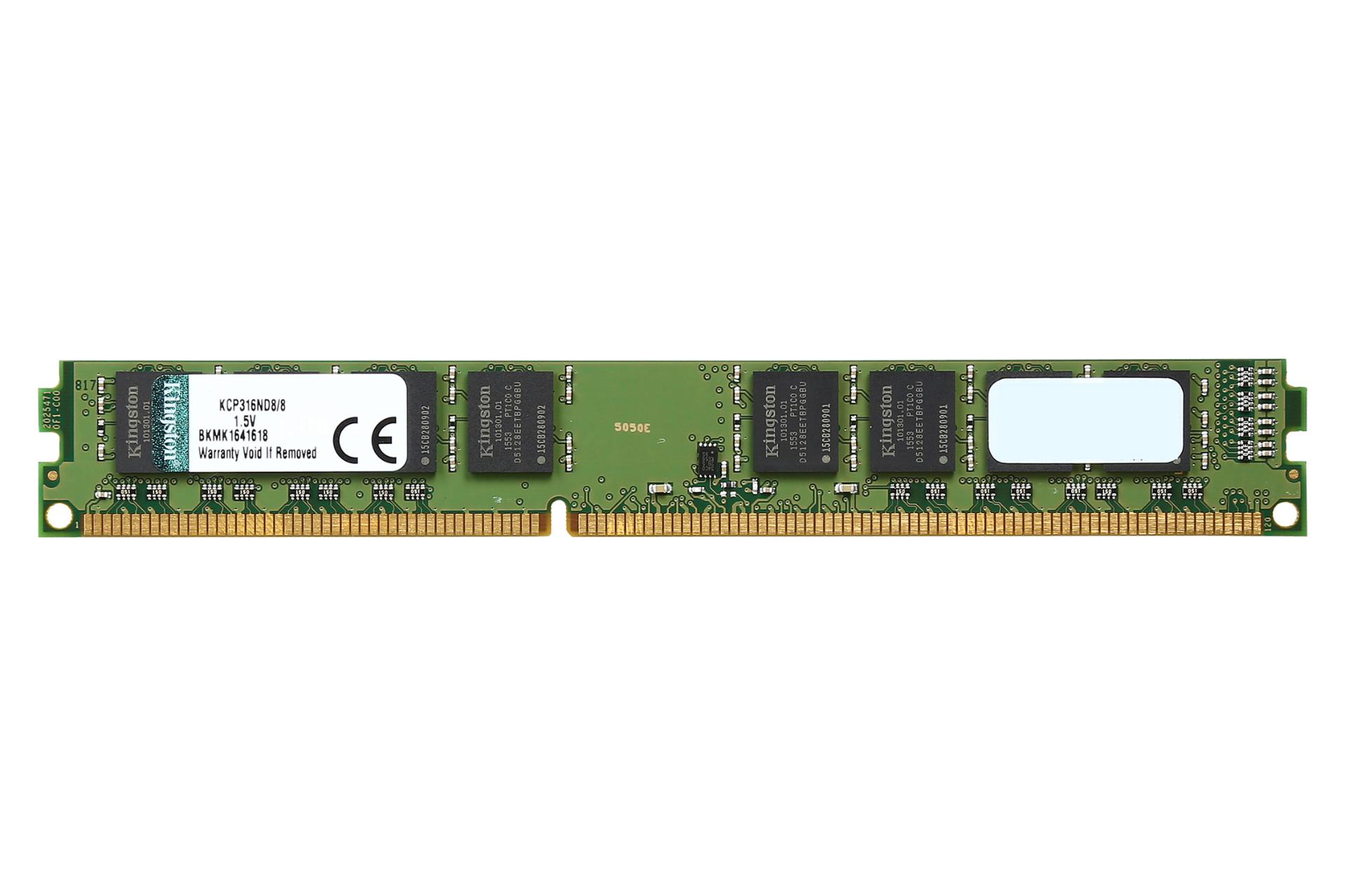 رم کینگستون Kingston KCP316ND8/8 8GB DDR3-1600 CL11