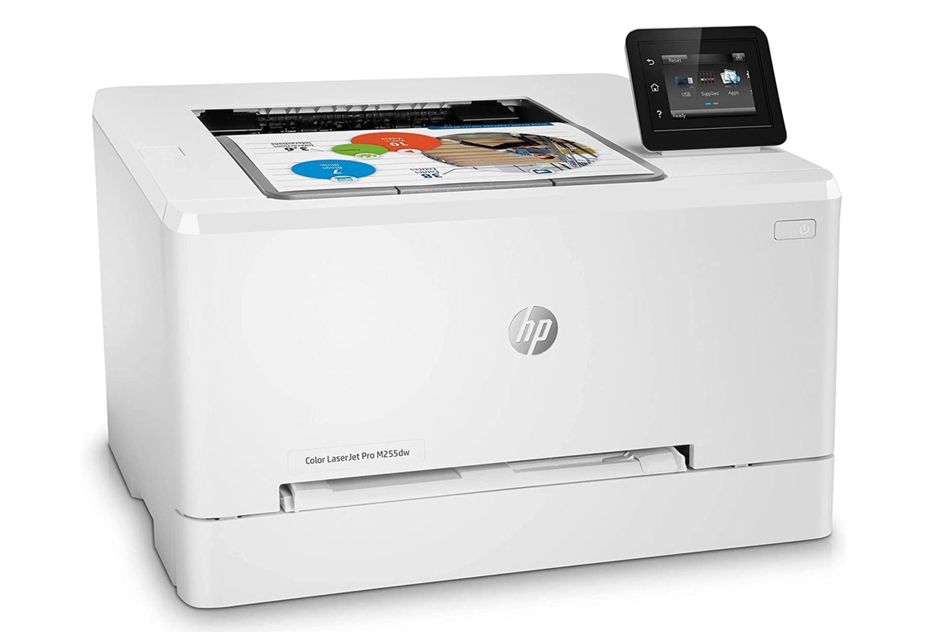 پرینتر اچ پی HP Color LaserJet Pro M255dw نمای جلو