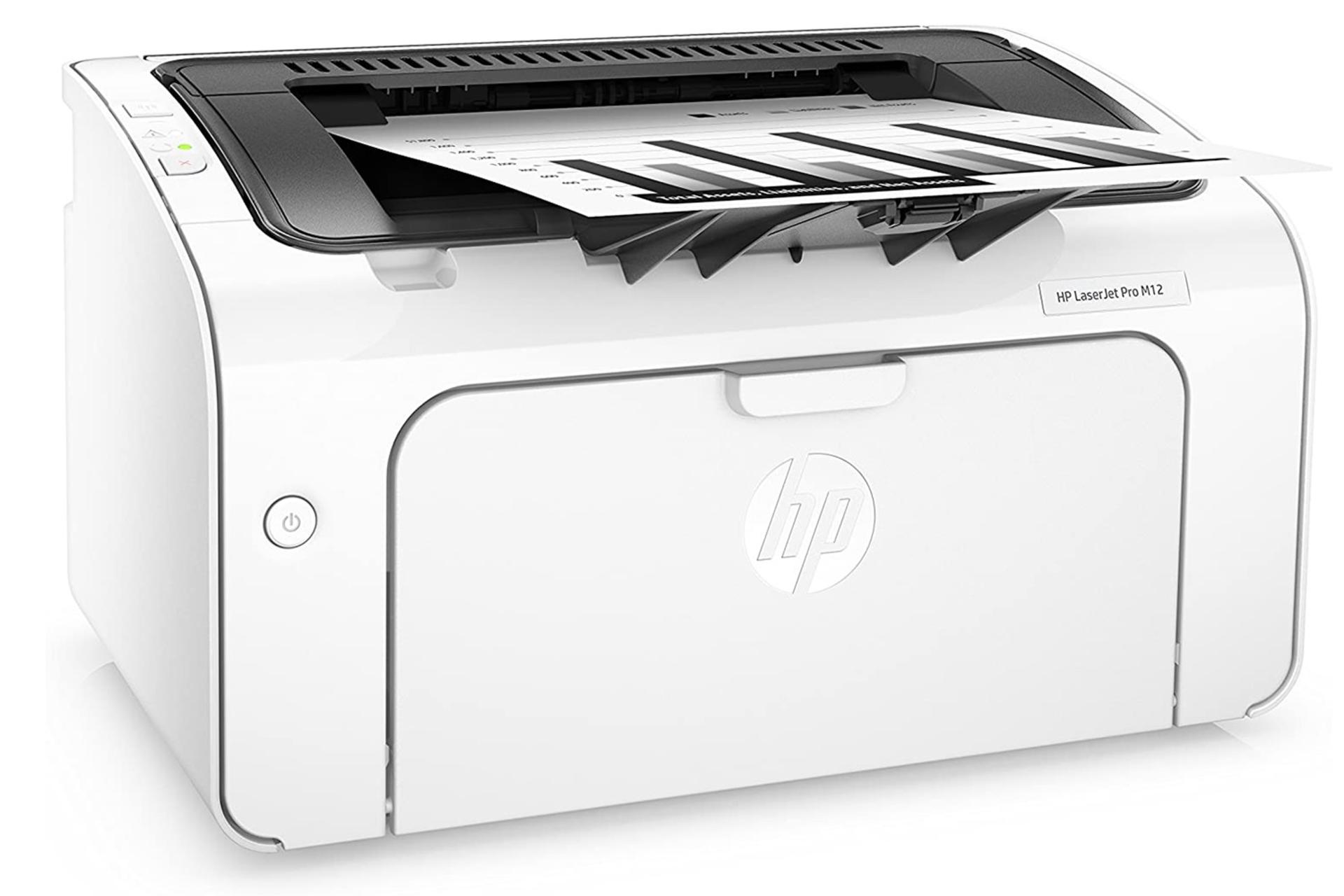 پرینتر اچ پی HP LaserJet Pro M12a نمای جلو