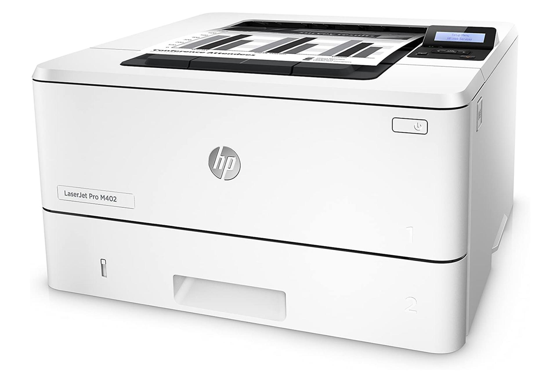 پرینتر اچ پی HP LaserJet Pro M402 نمای جلو