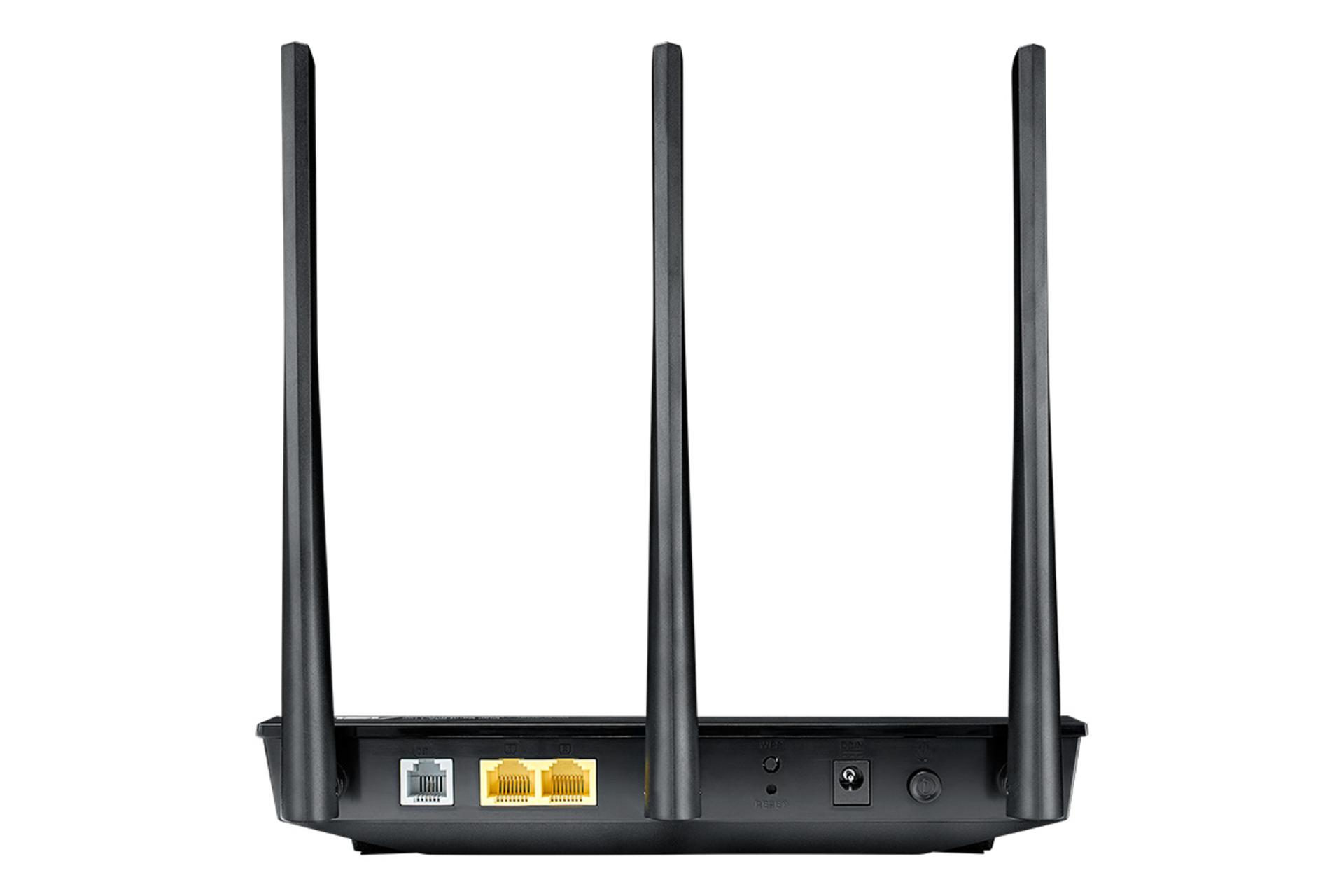 نمای پشتی  مودم - روتر ASUS DSL-AC750