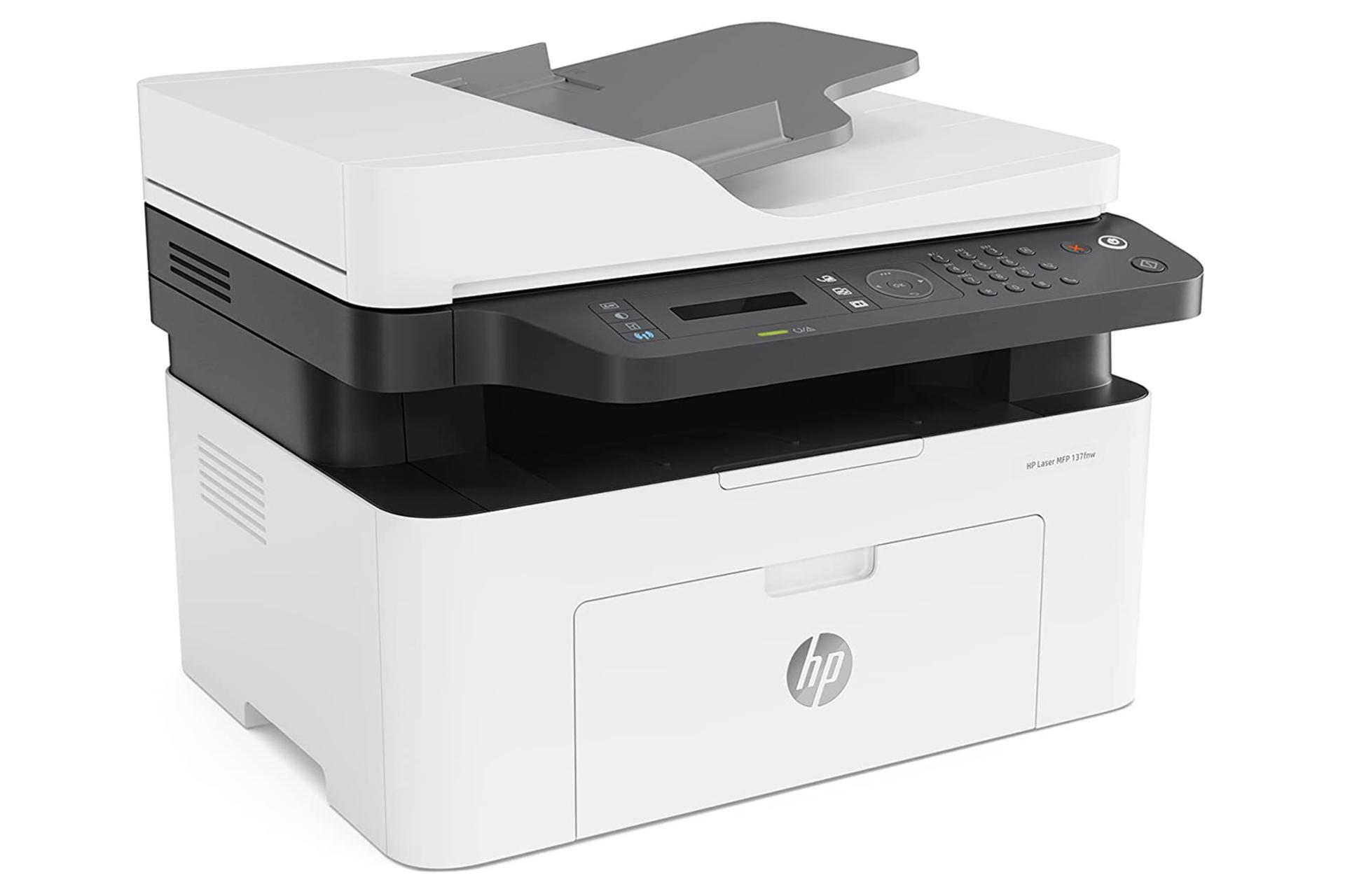 مرجع متخصصين ايران پرينتر اچ پي HP Laser MFP 137fnw نماي جلو