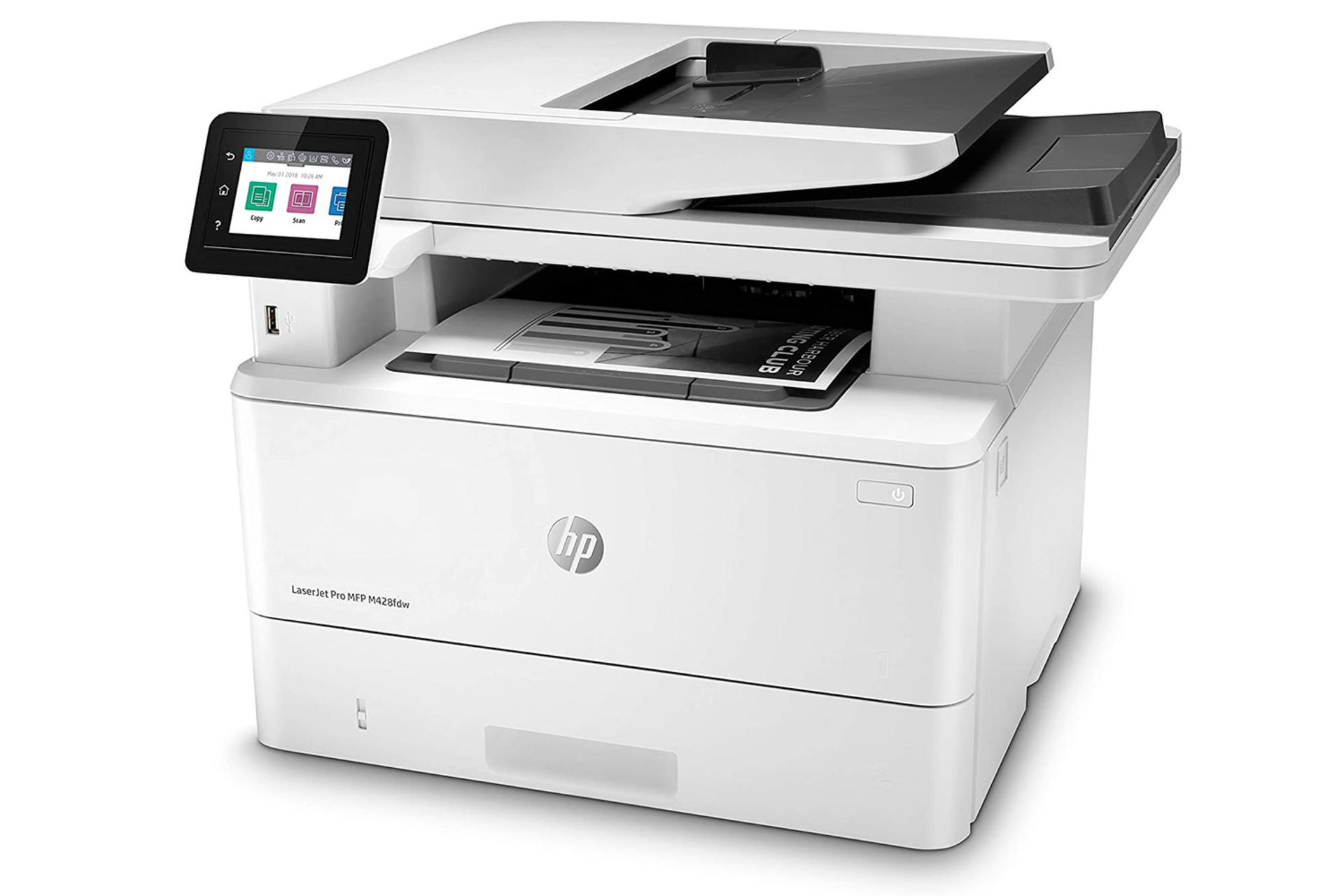 پرینتر اچ پی HP LaserJet Pro MFP M428fdw نمای جلو