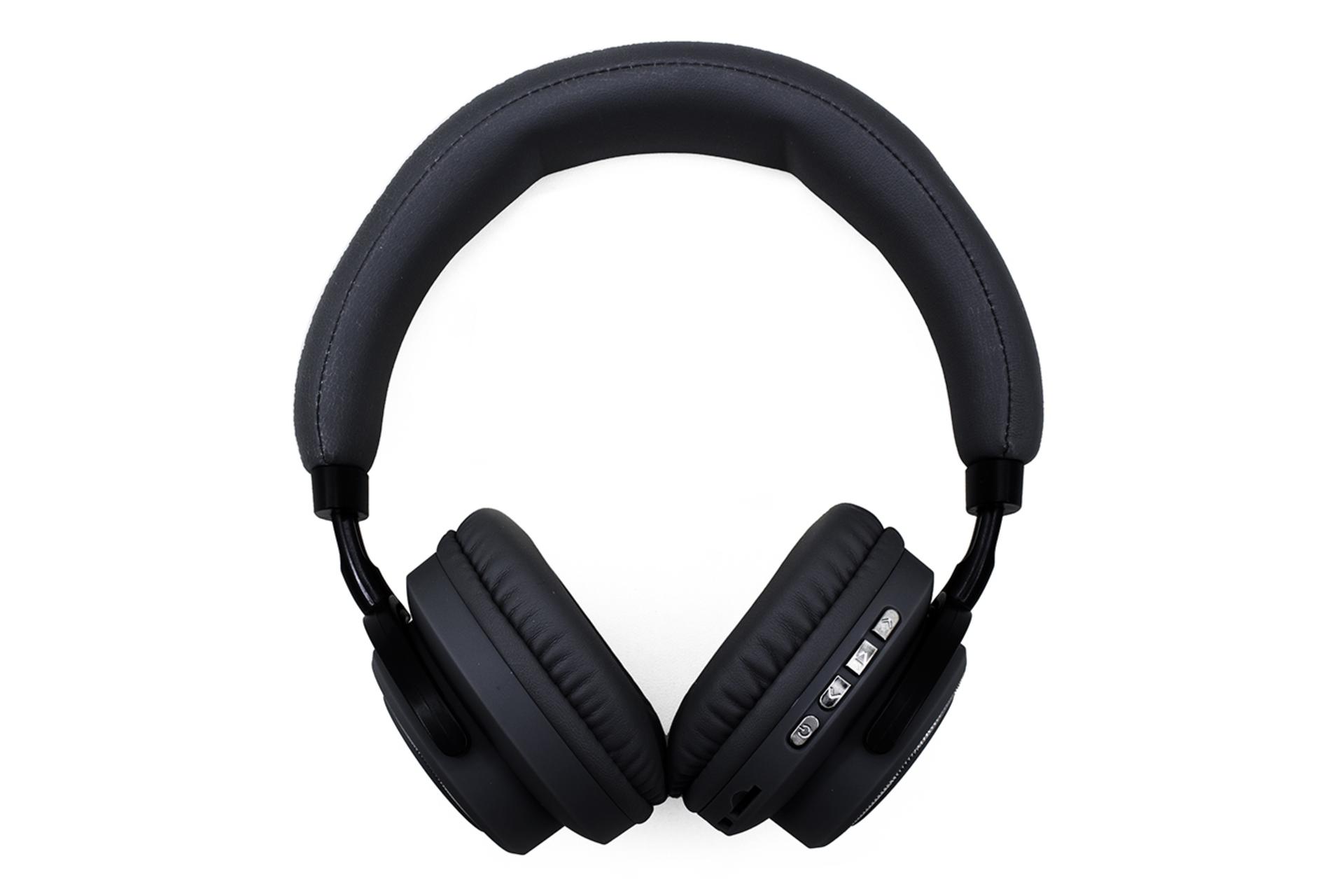 نمای روبرو هدفون بی سیم کینگ استار Kingstar KBH52 مشکی